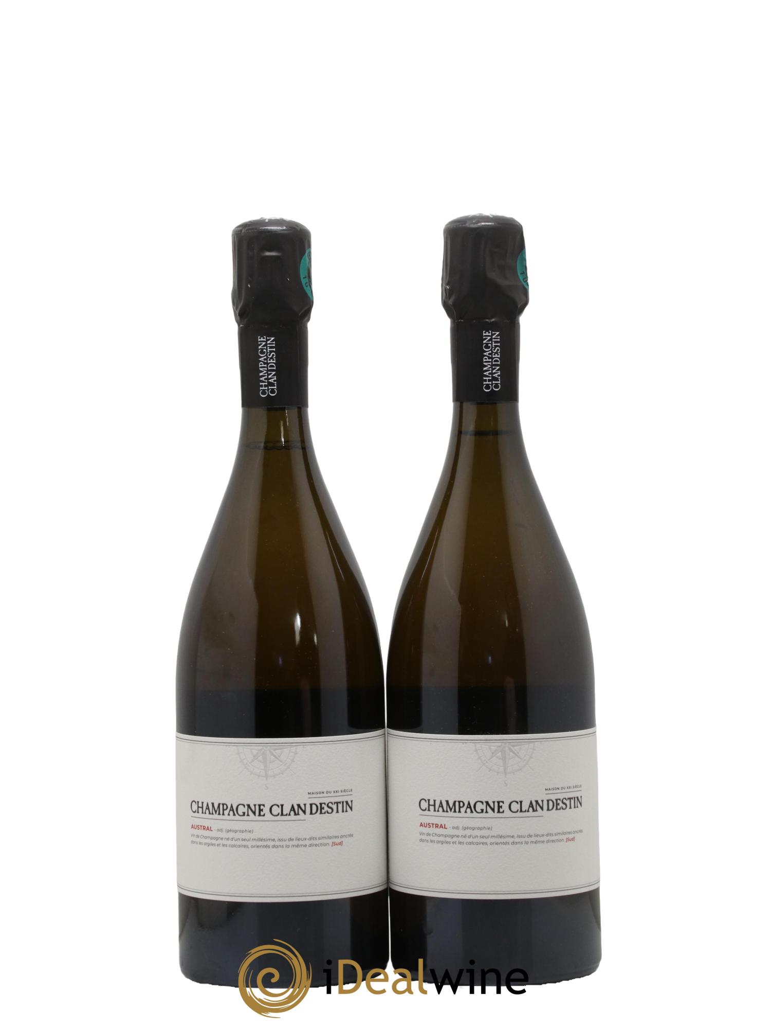 Brut Nature Austral Clandestin 2022 - Lot de 2 bouteilles - 0