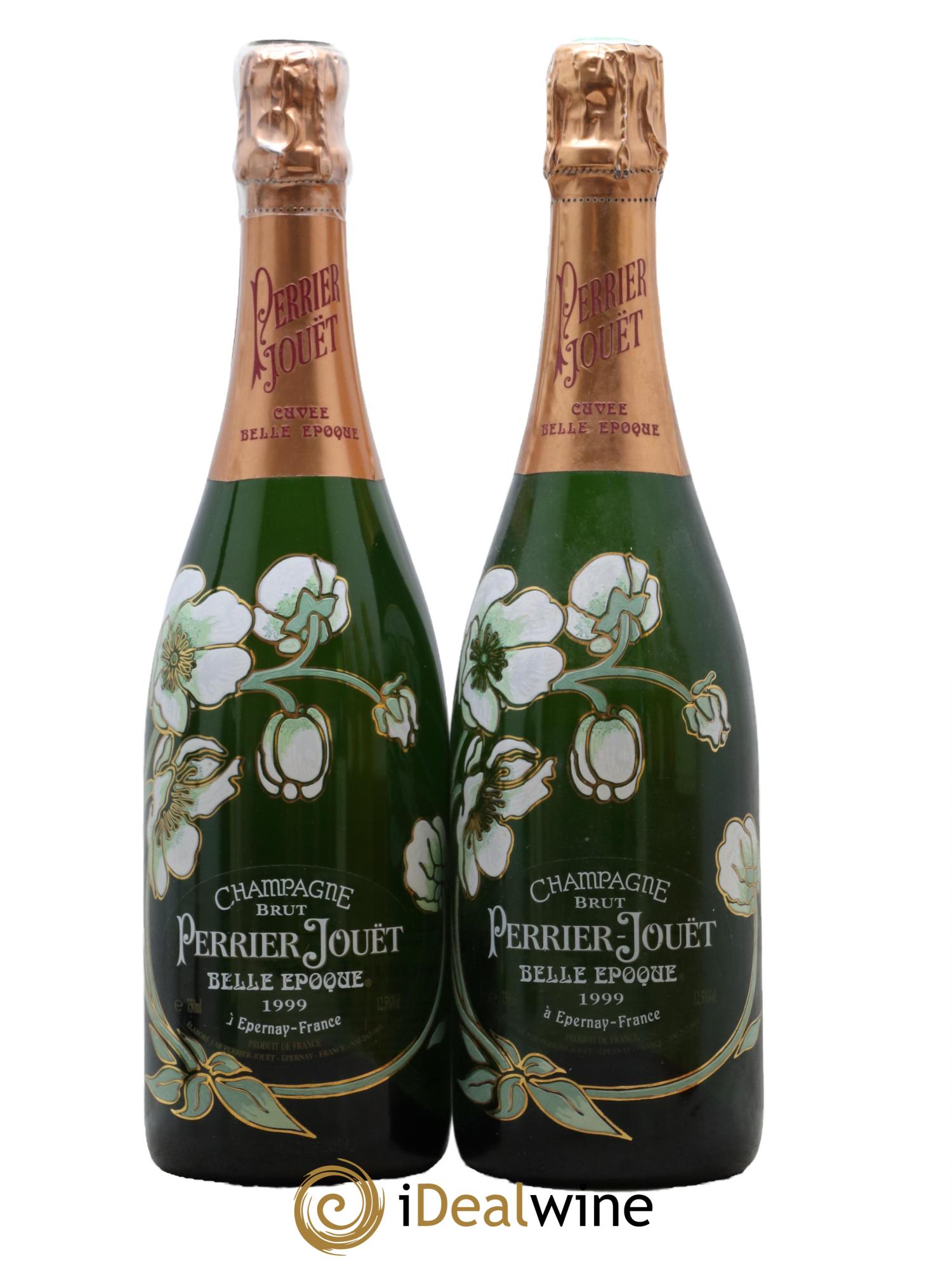 Cuvée Belle Epoque Perrier-Jouët 1999 - Posten von 2 Flaschen - 0