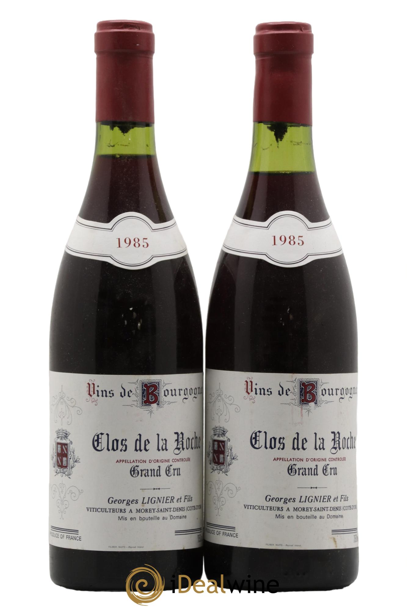 Clos de la Roche Grand Cru Georges Lignier (Domaine) 1985 - Posten von 2 Flaschen - 0