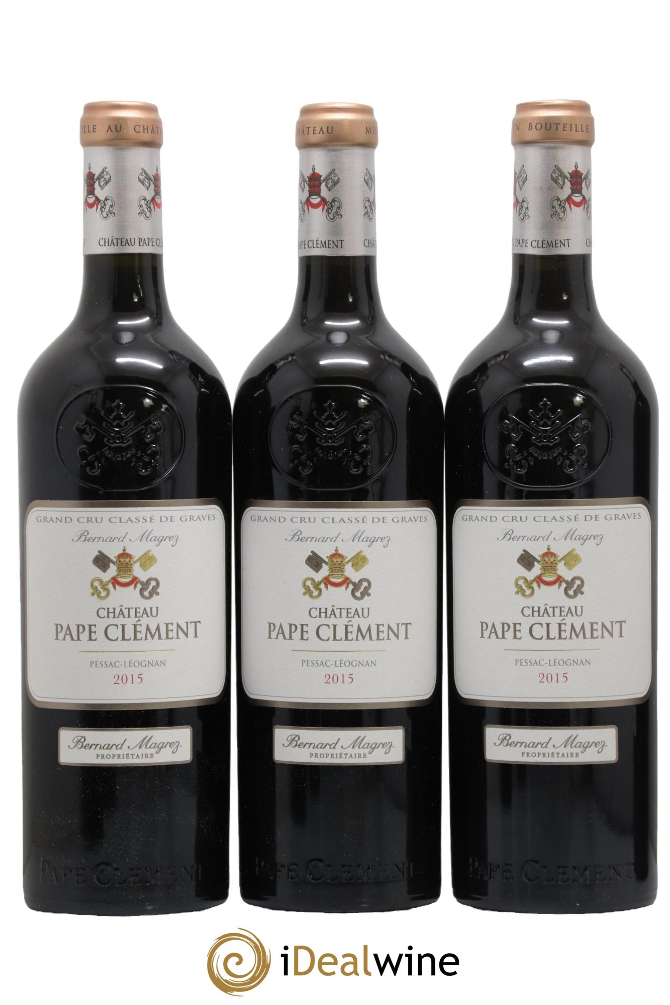 Château Pape Clément Cru Classé de Graves 2015 - Lot of 6 bottles - 1