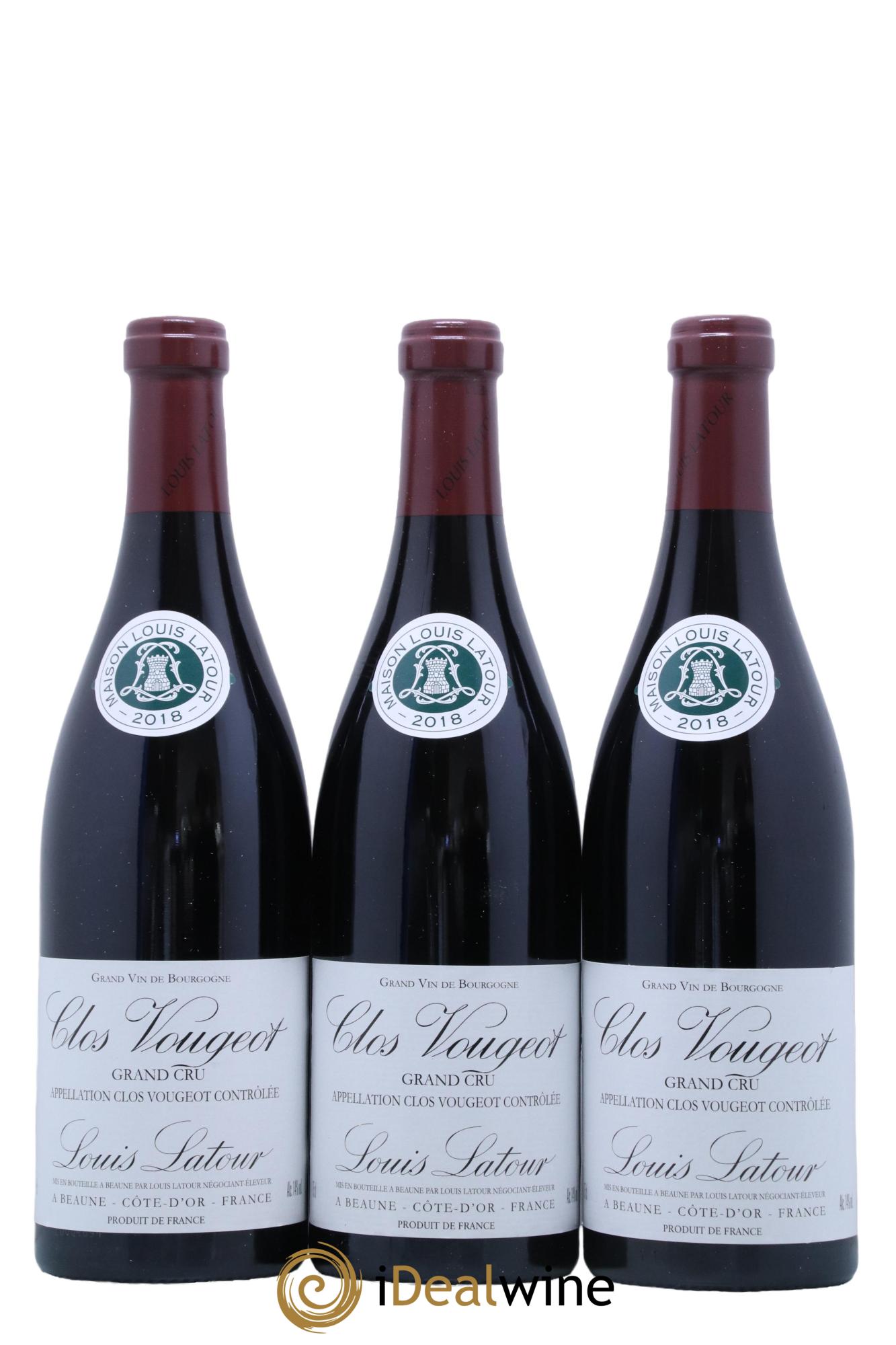 Clos de Vougeot Grand Cru Louis Latour 2018 - Lotto di 6 bottiglie - 3