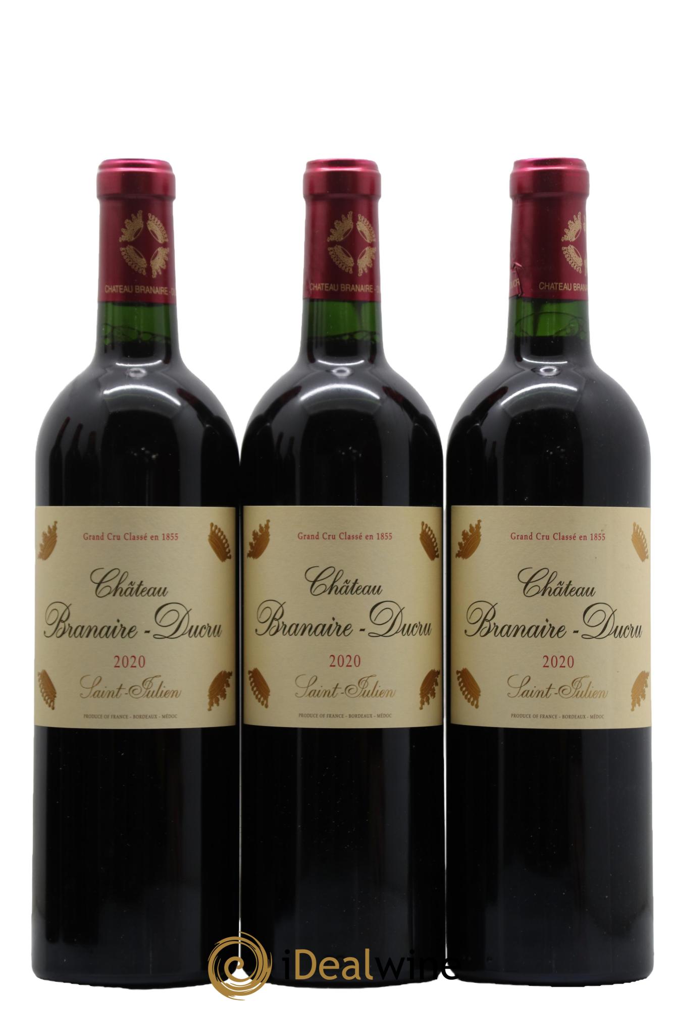 Château Branaire Ducru 4ème Grand Cru Classé 2020 - Lot de 6 bouteilles - 2