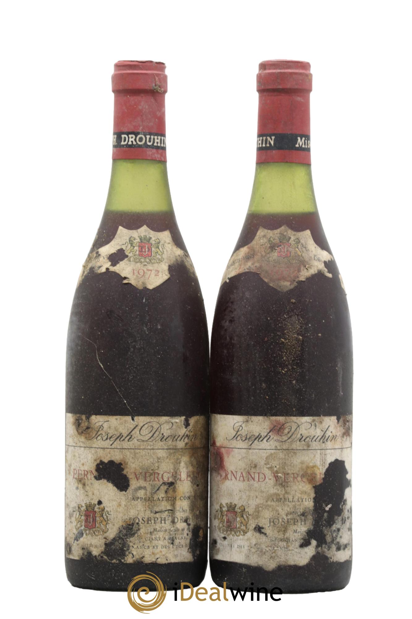 Pernand-Vergelesses Joseph Drouhin 1972 - Lotto di 2 bottiglie - 0