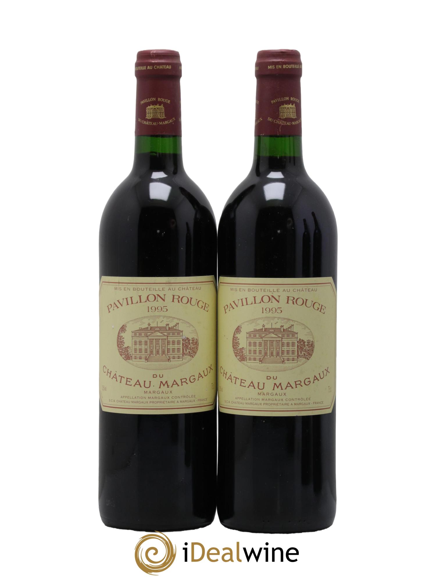 Pavillon Rouge du Château Margaux Second Vin 1995 - Lotto di 2 bottiglie - 0