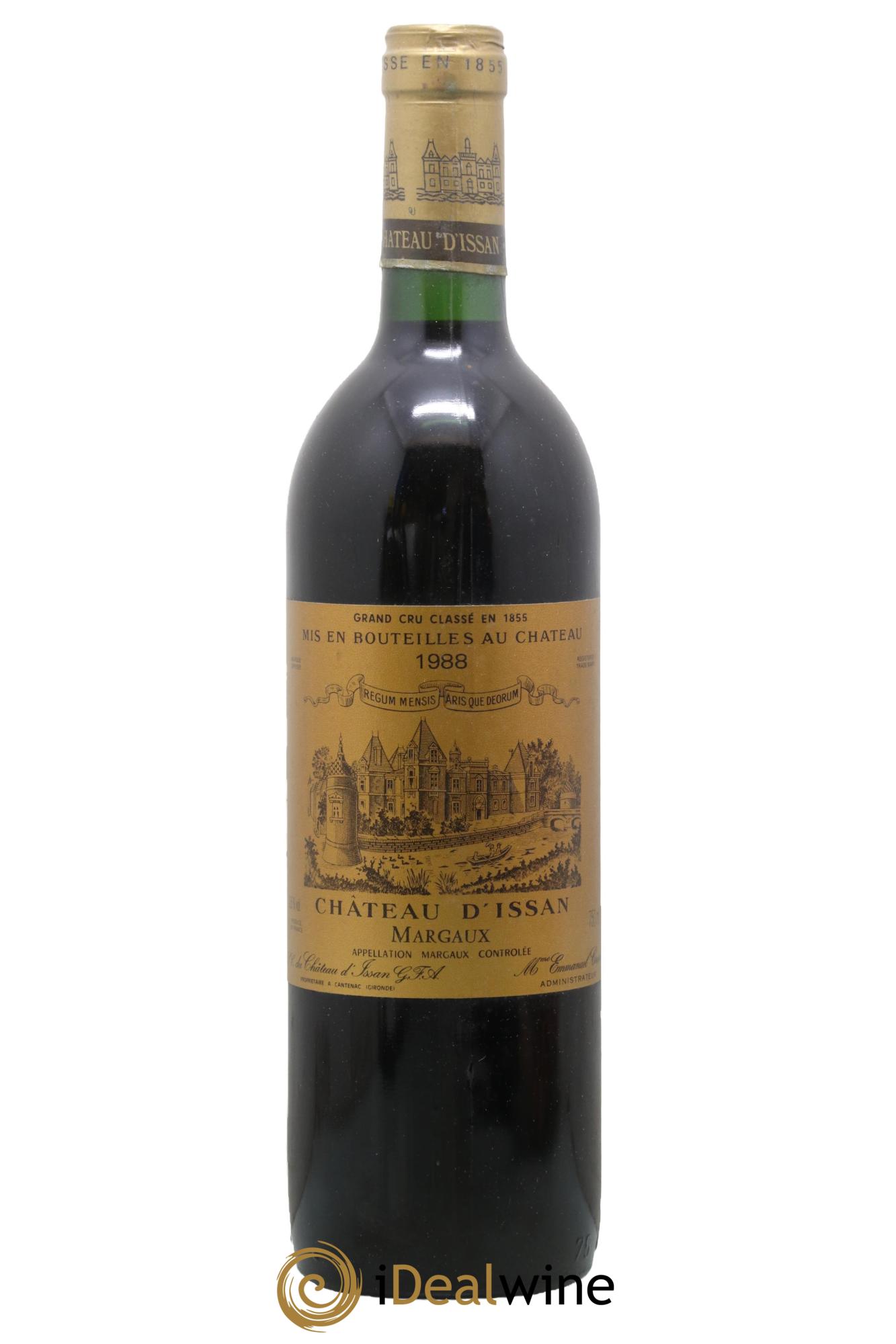 Château d'Issan 3ème Grand Cru Classé  1988 - Lot de 1 bouteille - 0