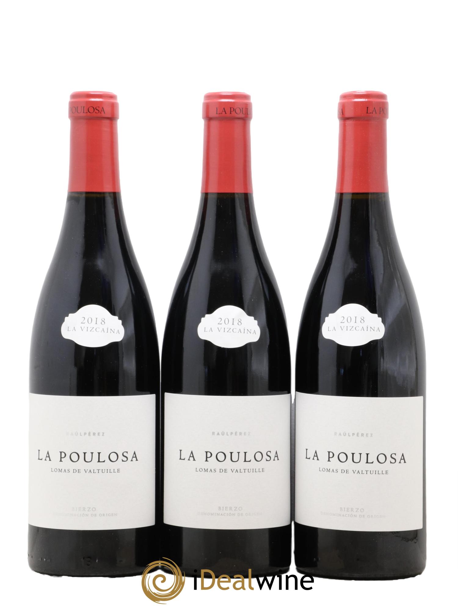 Bierzo DO La Poulosa Lomas Del Valtuille Perez 2018 - Lotto di 3 bottiglie - 0