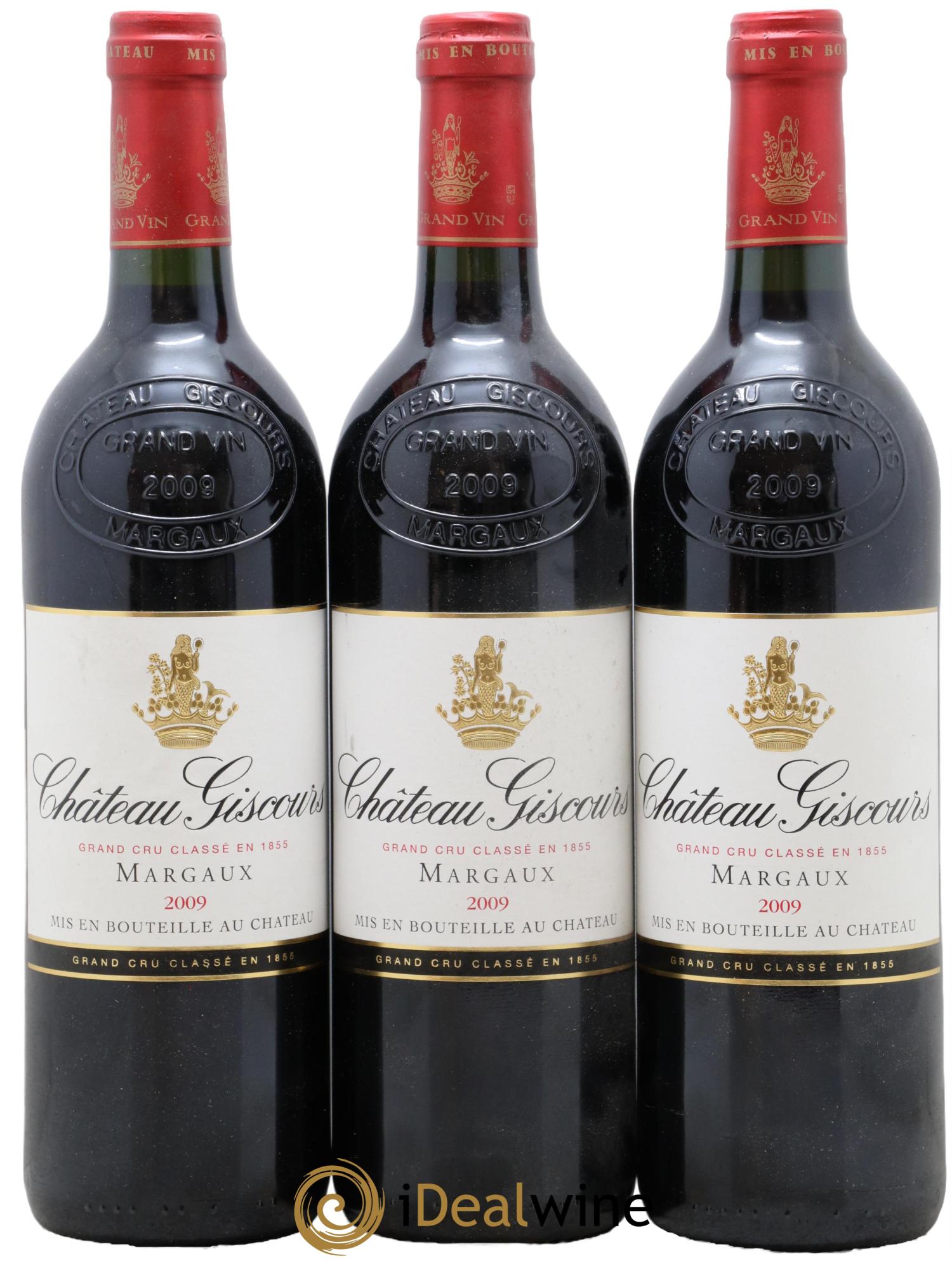 Château Giscours 3ème Grand Cru Classé  2009 - Lot de 3 bouteilles - 0