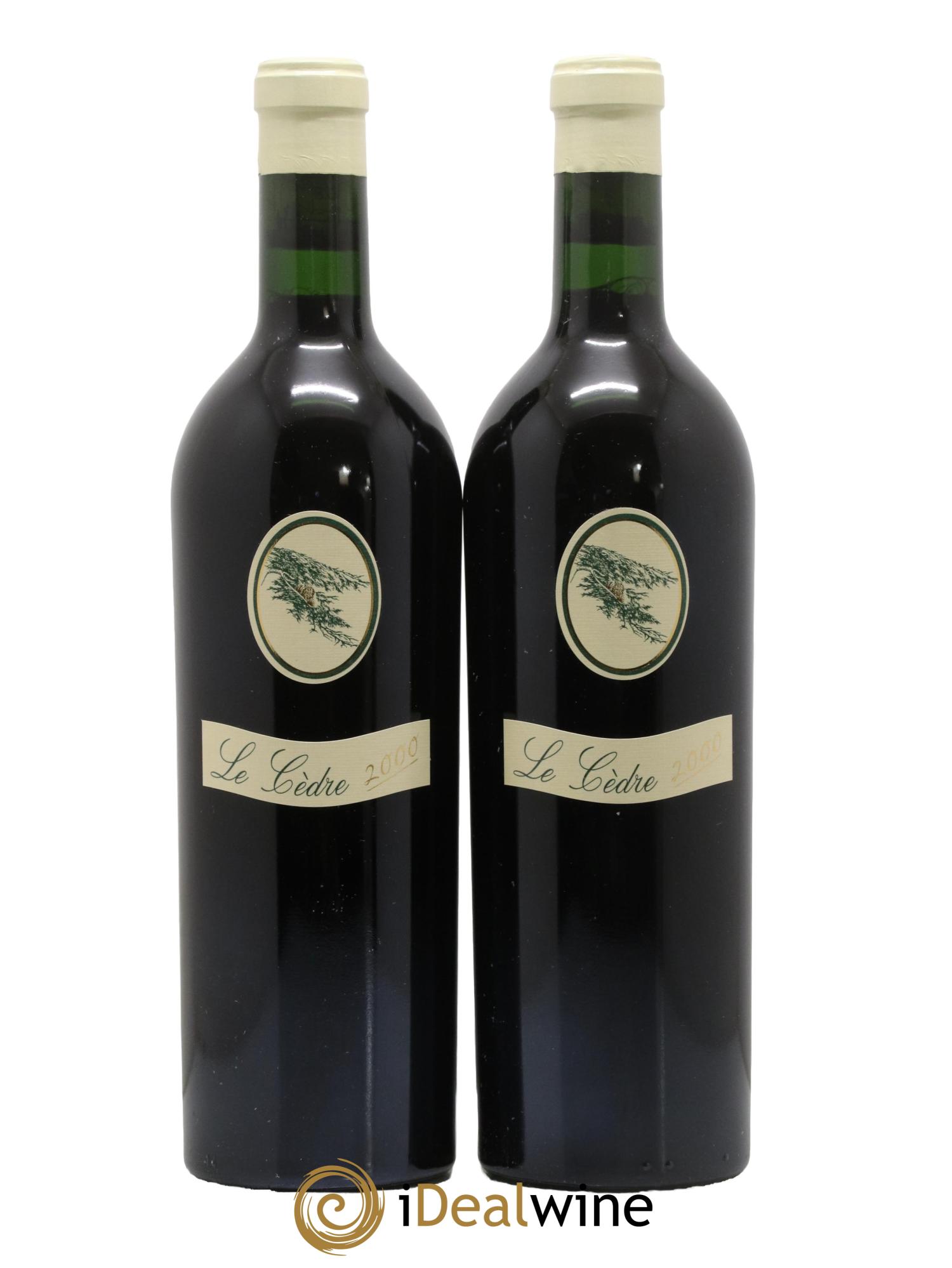 Cahors Château du Cèdre Cuvée Le Cèdre Pascal et Jean-Marc Verhaeghe 2000 - Lot of 2 bottles - 0