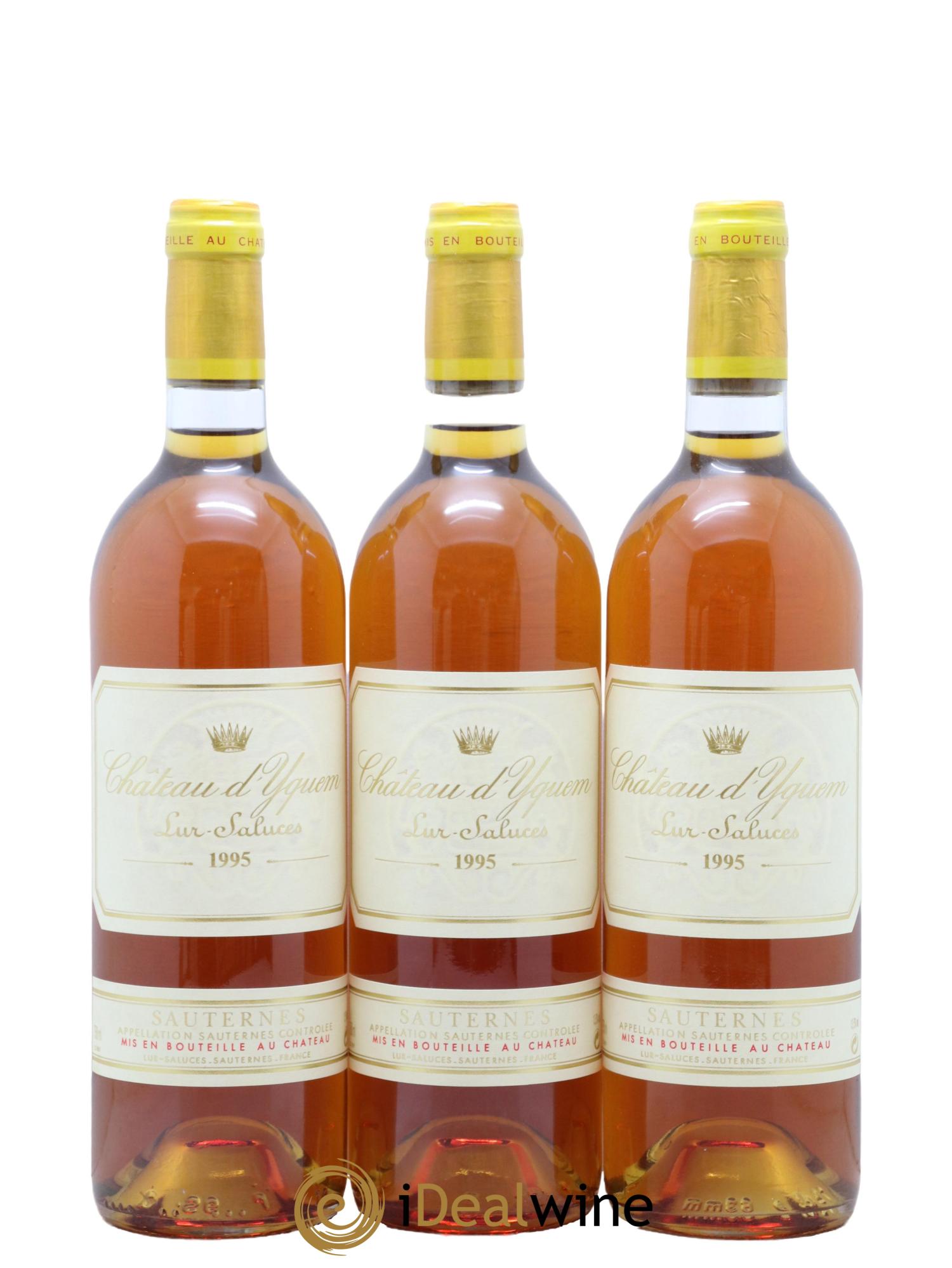 Château d' Yquem 1er Cru Classé Supérieur  1995 - Lot de 6 bouteilles - 2