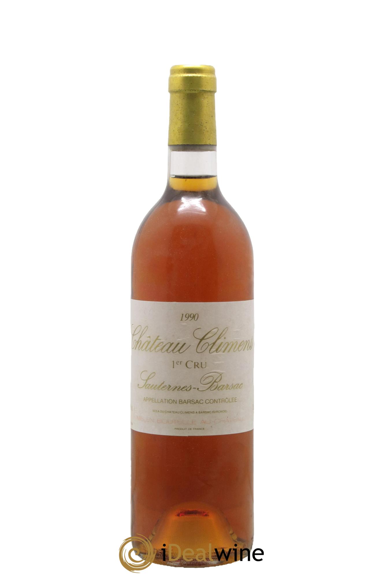 Château Climens 1er Grand Cru Classé 1990 - Lot of 1 bottle - 0