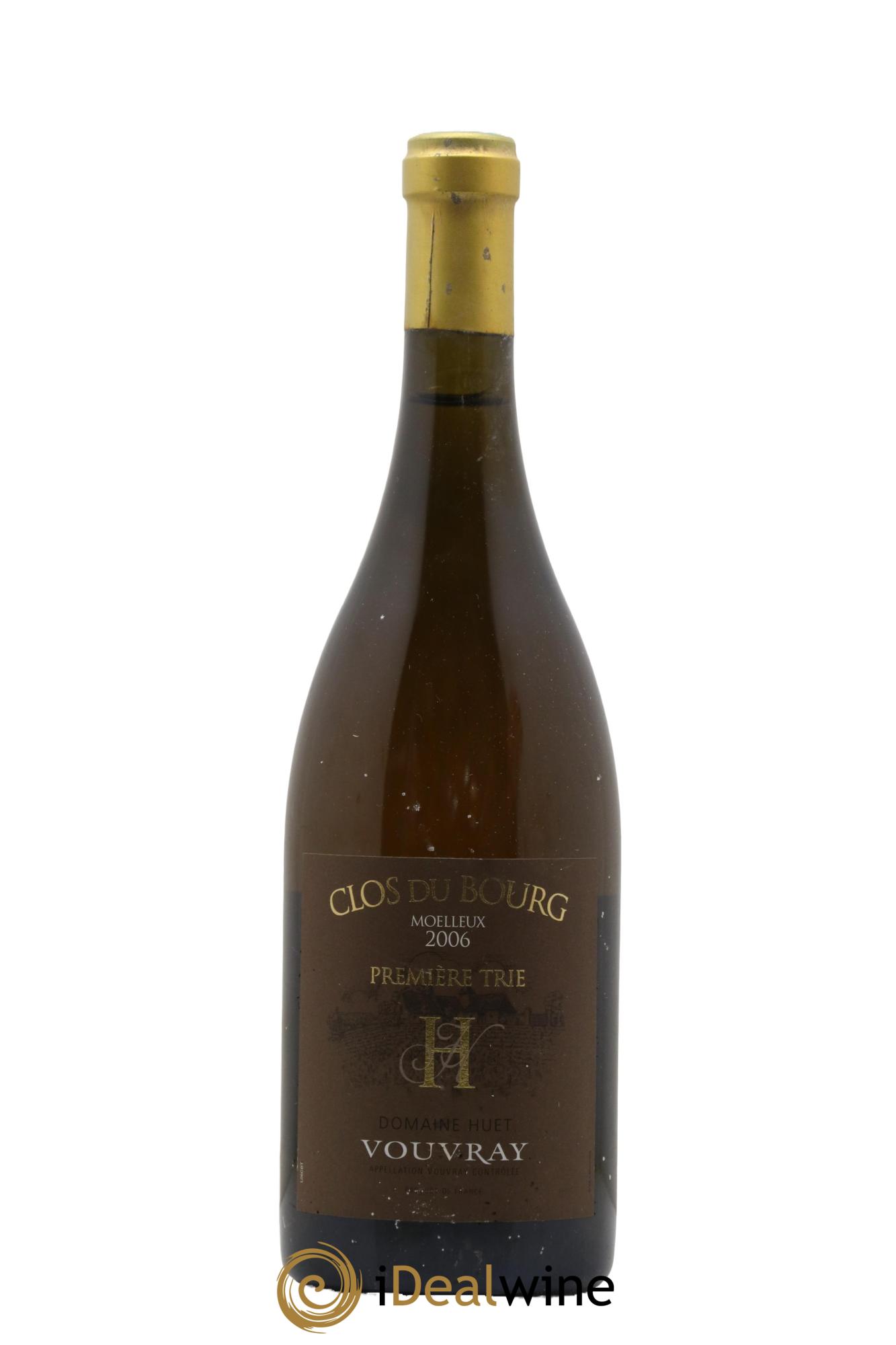 Vouvray Clos du Bourg Moelleux 1ère trie Domaine Huet 2006 - Posten von 1 Flasche - 0