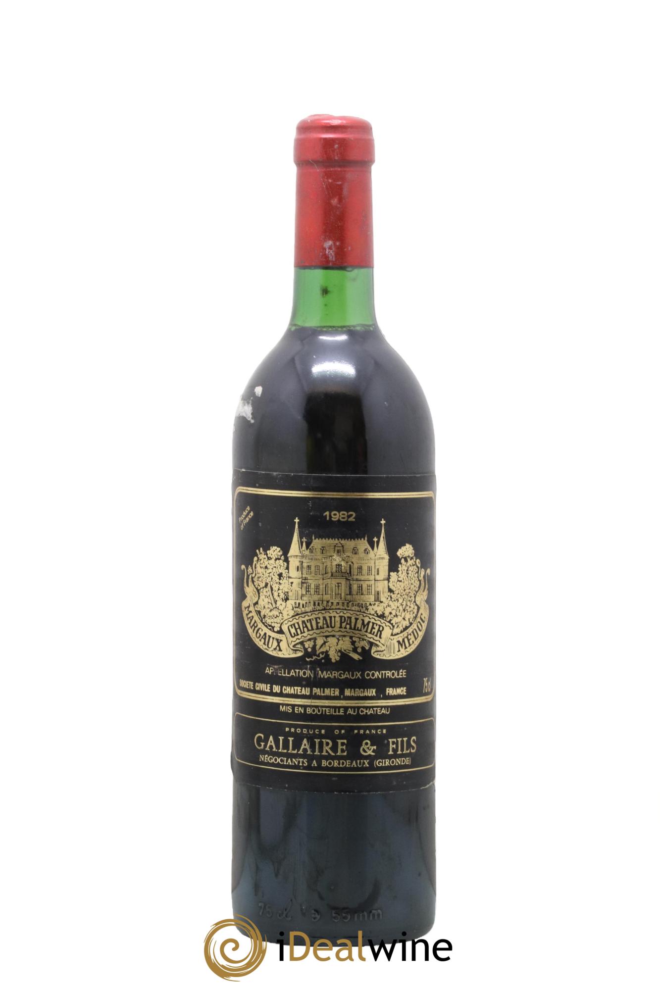 Château Palmer 3ème Grand Cru Classé 1982 - Posten von 1 Flasche - 0