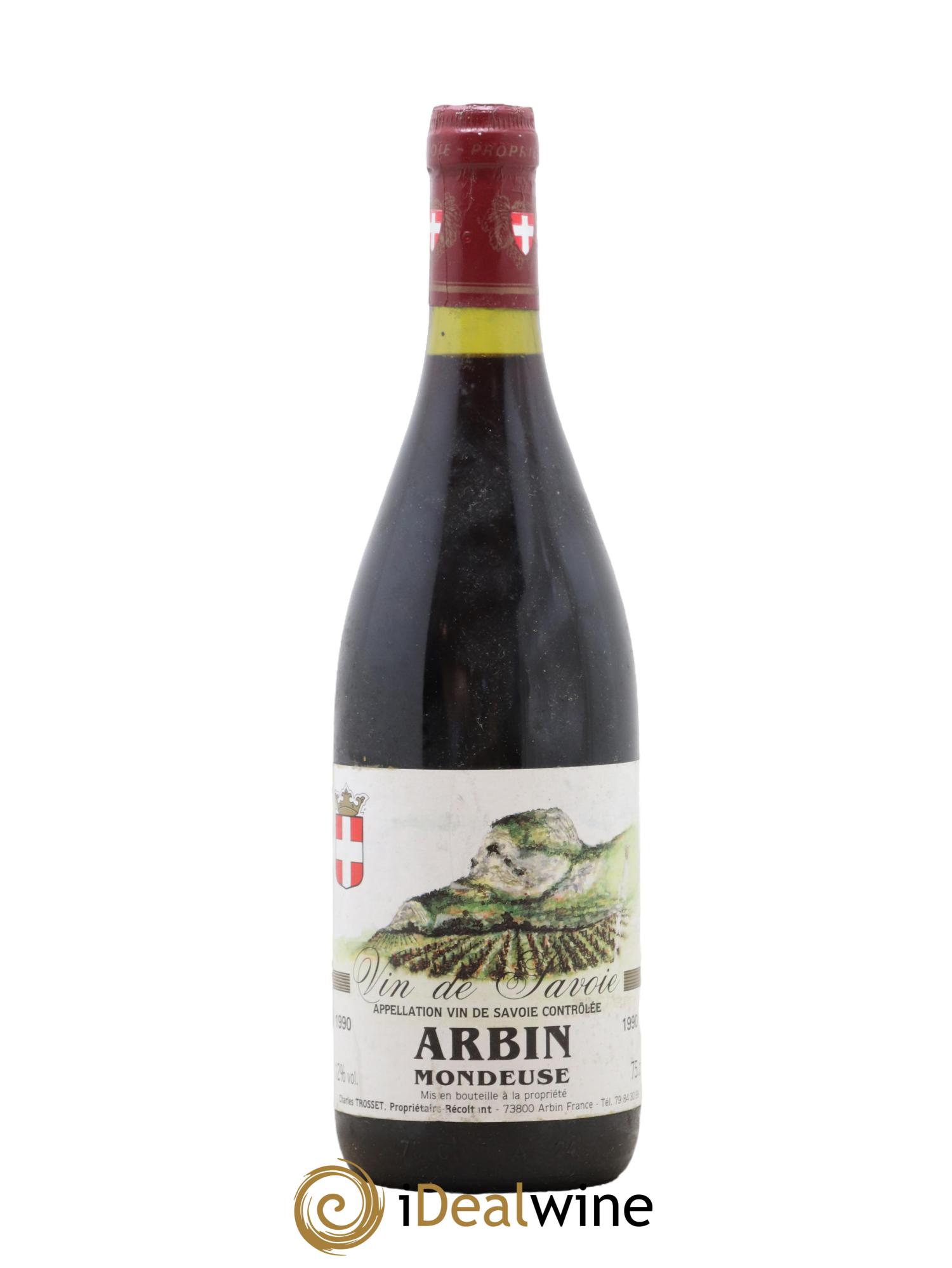 Vin de Savoie Arbin Mondeuse Charles Trosset 1990 - Posten von 1 Flasche - 0