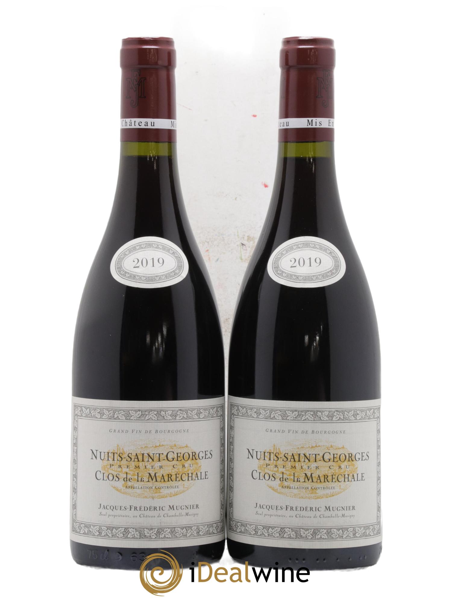 Nuits Saint-Georges 1er Cru Clos de La Maréchale Jacques-Frédéric Mugnier 2019 - Lot de 2 bouteilles - 0