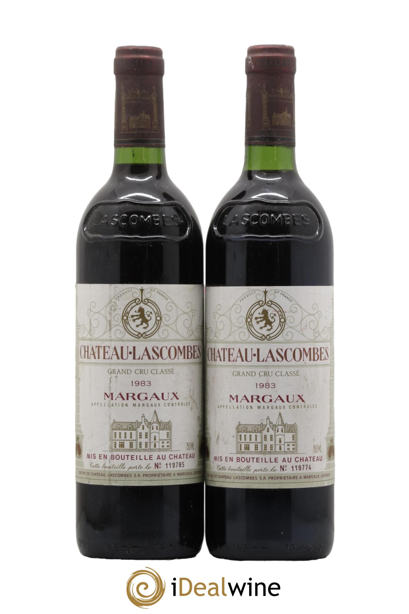 Château Lascombes 2ème Grand Cru Classé 1983 - Lot of 2 bottles - 0