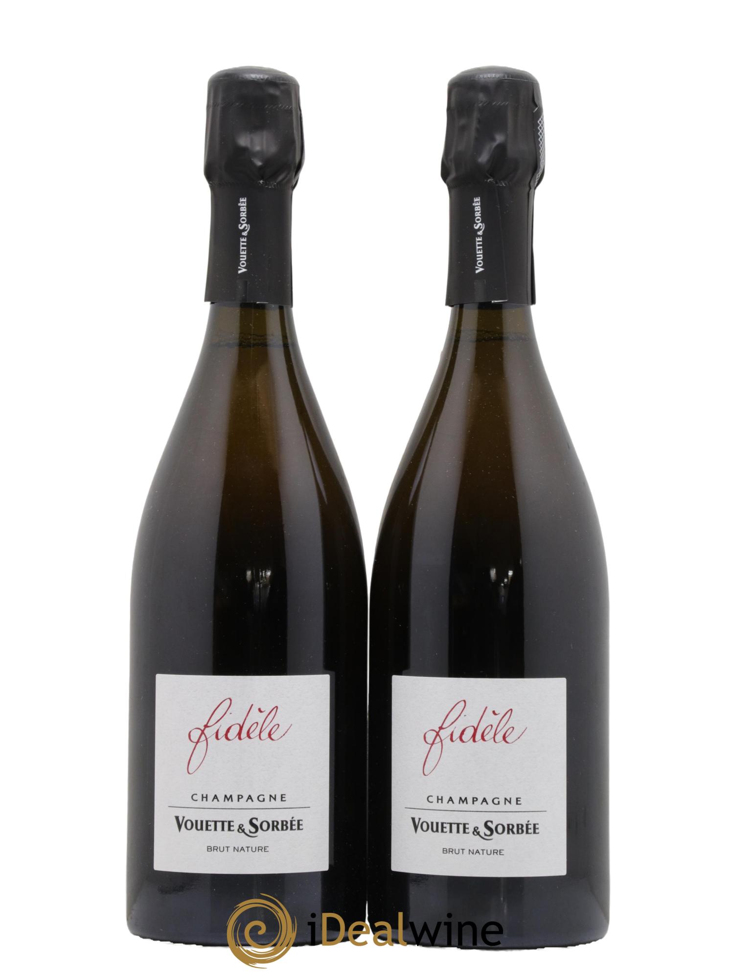 Fidèle Blanc de Noirs  Vouette et Sorbée  - Lot of 2 bottles - 0