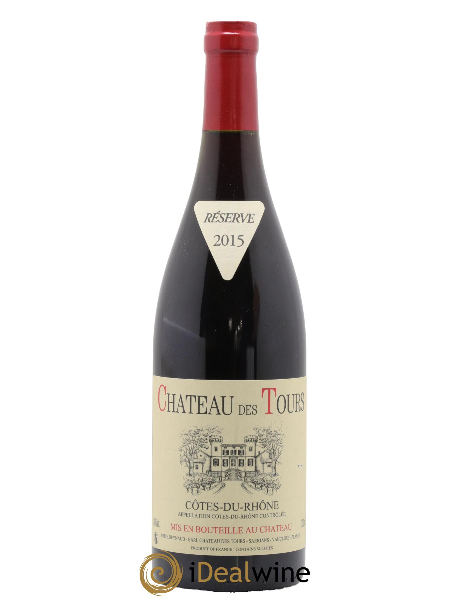 Côtes du Rhône Château des Tours Emmanuel Reynaud 2015 - Lot of 1 bottle - 0