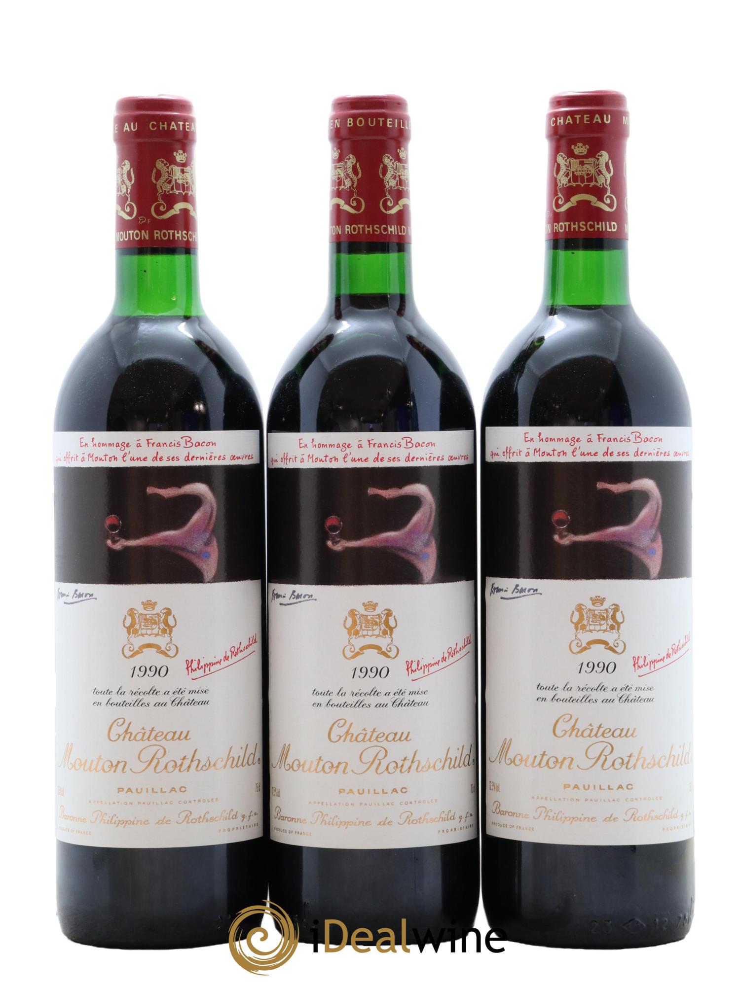 Château Mouton Rothschild 1er Grand Cru Classé 1990 - Lot of 12 bottles - 7