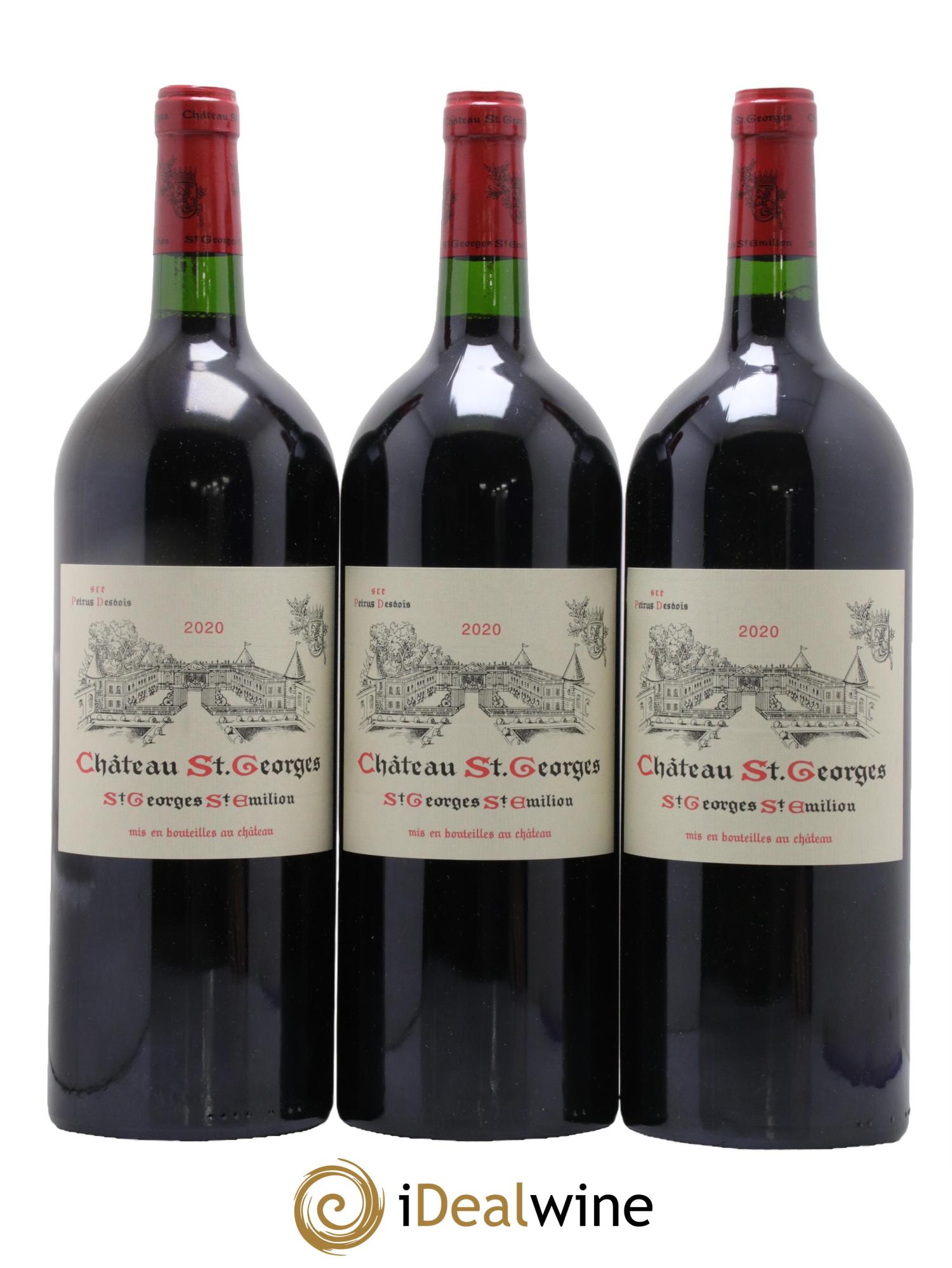 Saint Georges-Saint-Emilion Château St Georges 2020 - Lot of 3 magnums - 0