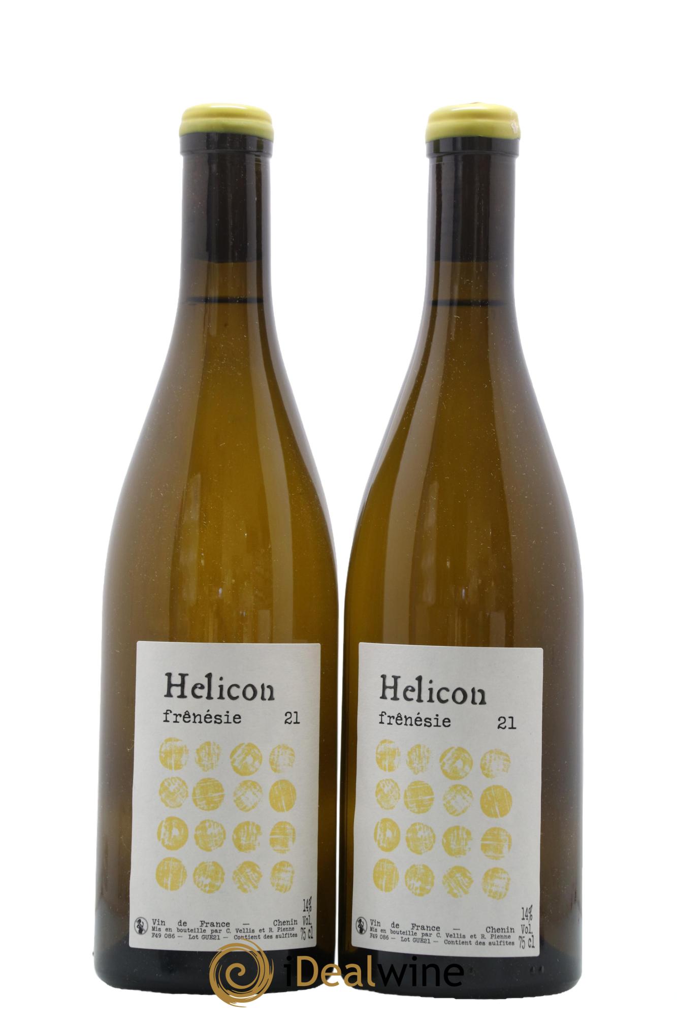 Vin de France Frênésie Helicon  2021 - Lot of 2 bottles - 0