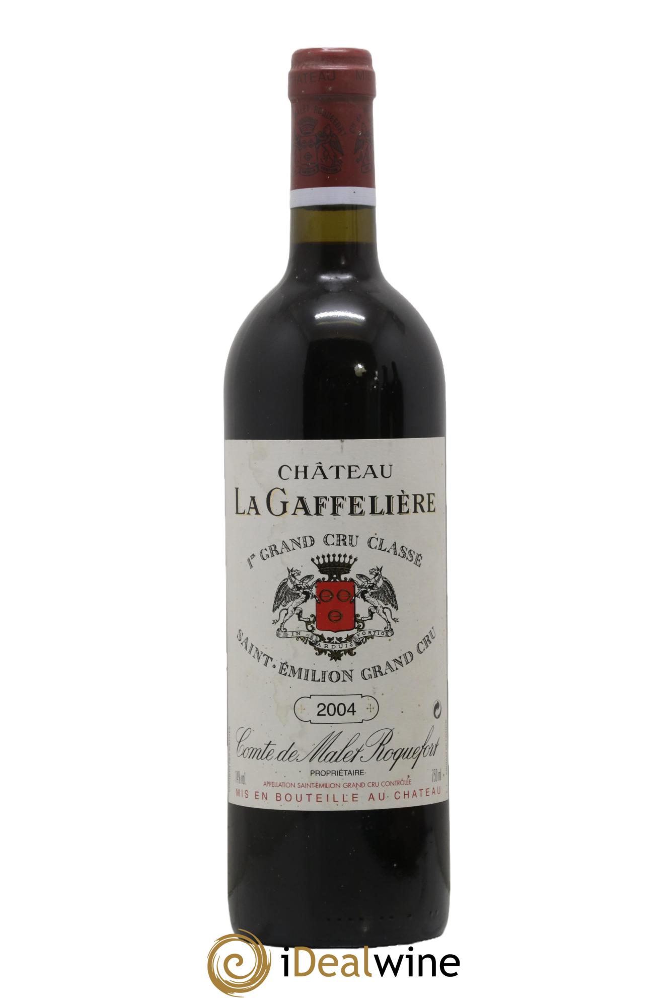 Château la Gaffelière 1er Grand Cru Classé B 2004 - Lot de 1 bouteille - 0