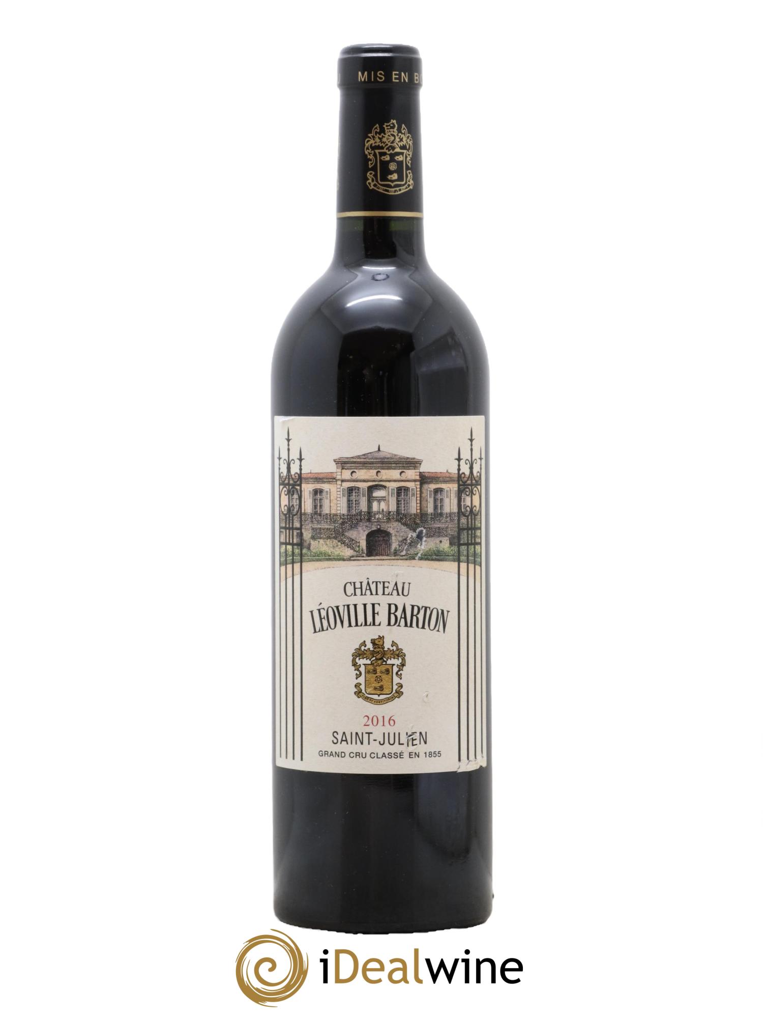 Château Léoville Barton 2ème Grand Cru Classé 2016 - Lot de 1 bouteille - 0