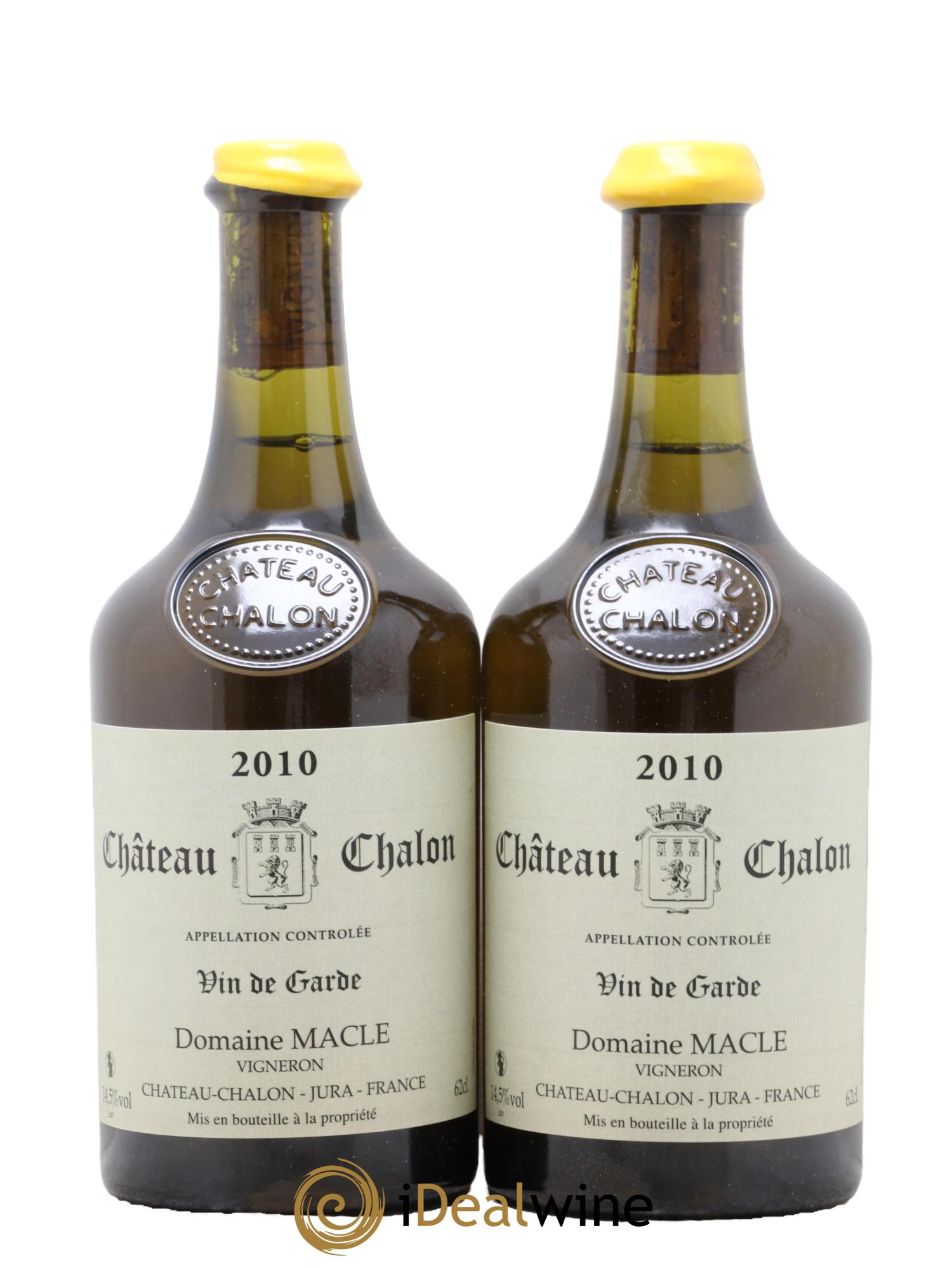 Château-Chalon Jean Macle 2010 - Lot de 2 clavelins - 0