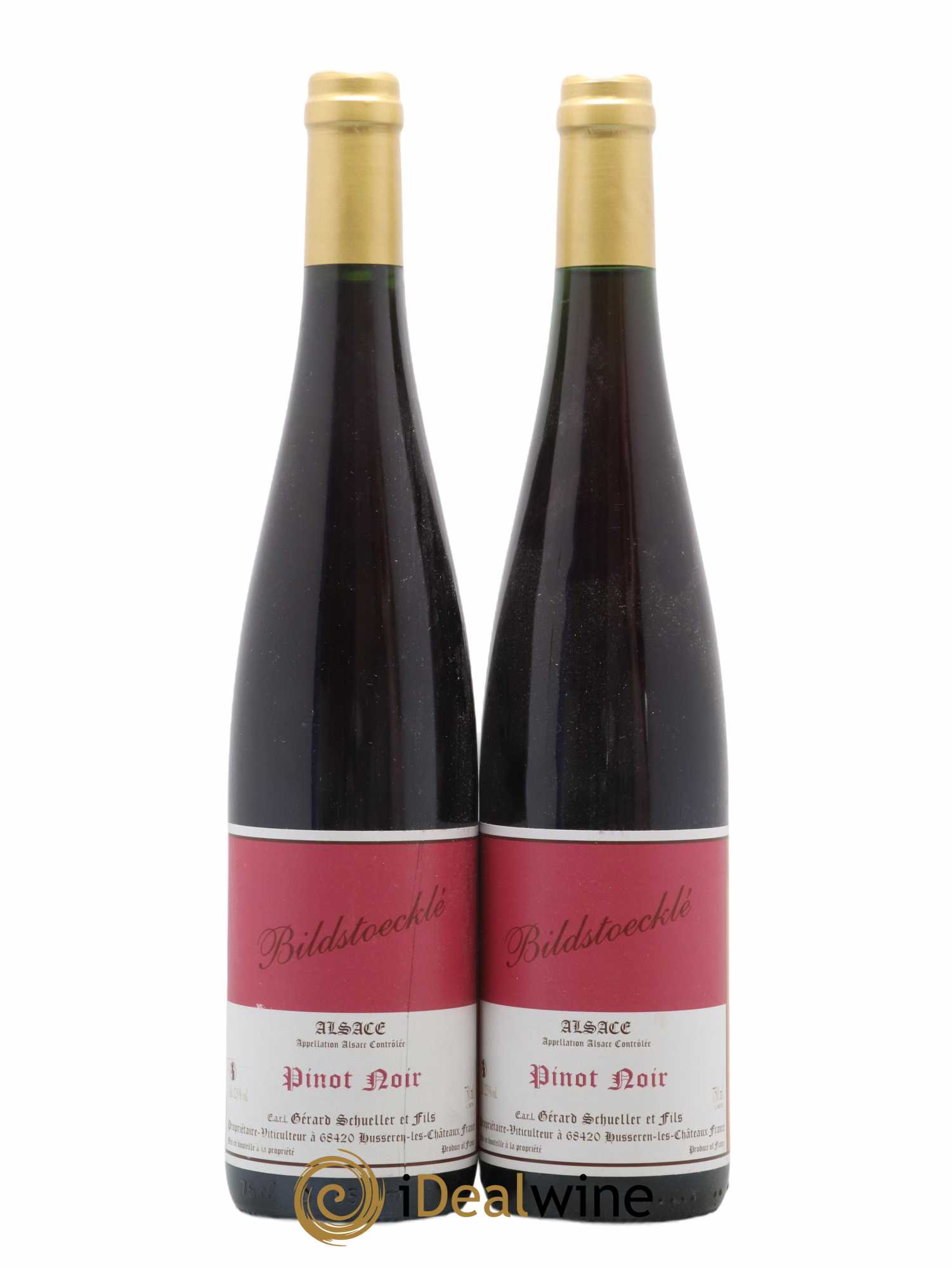 Alsace Pinot Noir Bildstoeckle Gérard Schueller (Domaine) 2016 - Posten von 2 Flaschen - 0