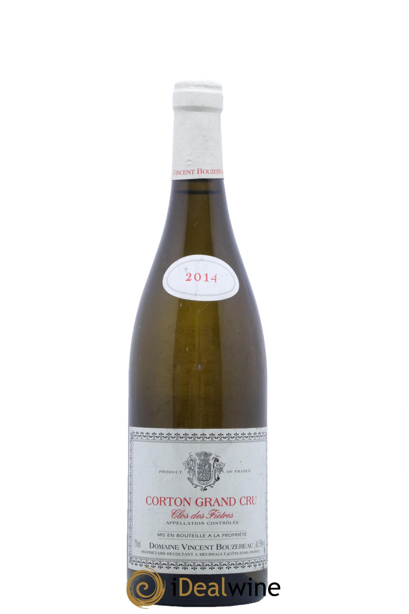 Corton Grand Cru Clos des Fietres Vincent Bouzereau 2014 - Lotto di 1 bottiglia - 0