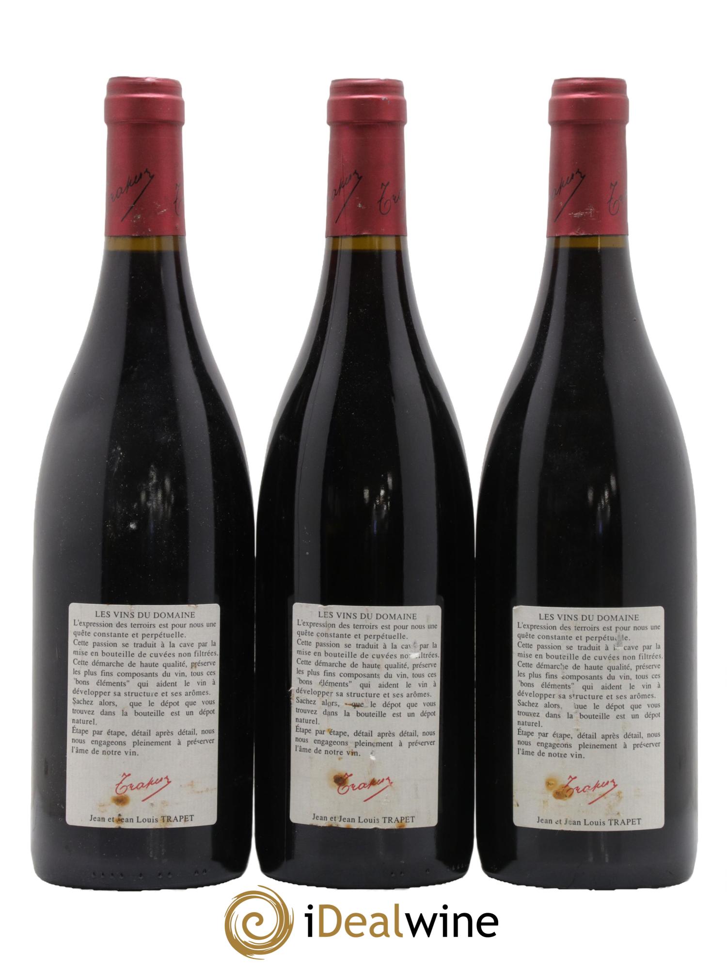 Chambertin Grand Cru Domaine Trapet 1997 - Lot de 3 bouteilles - 1