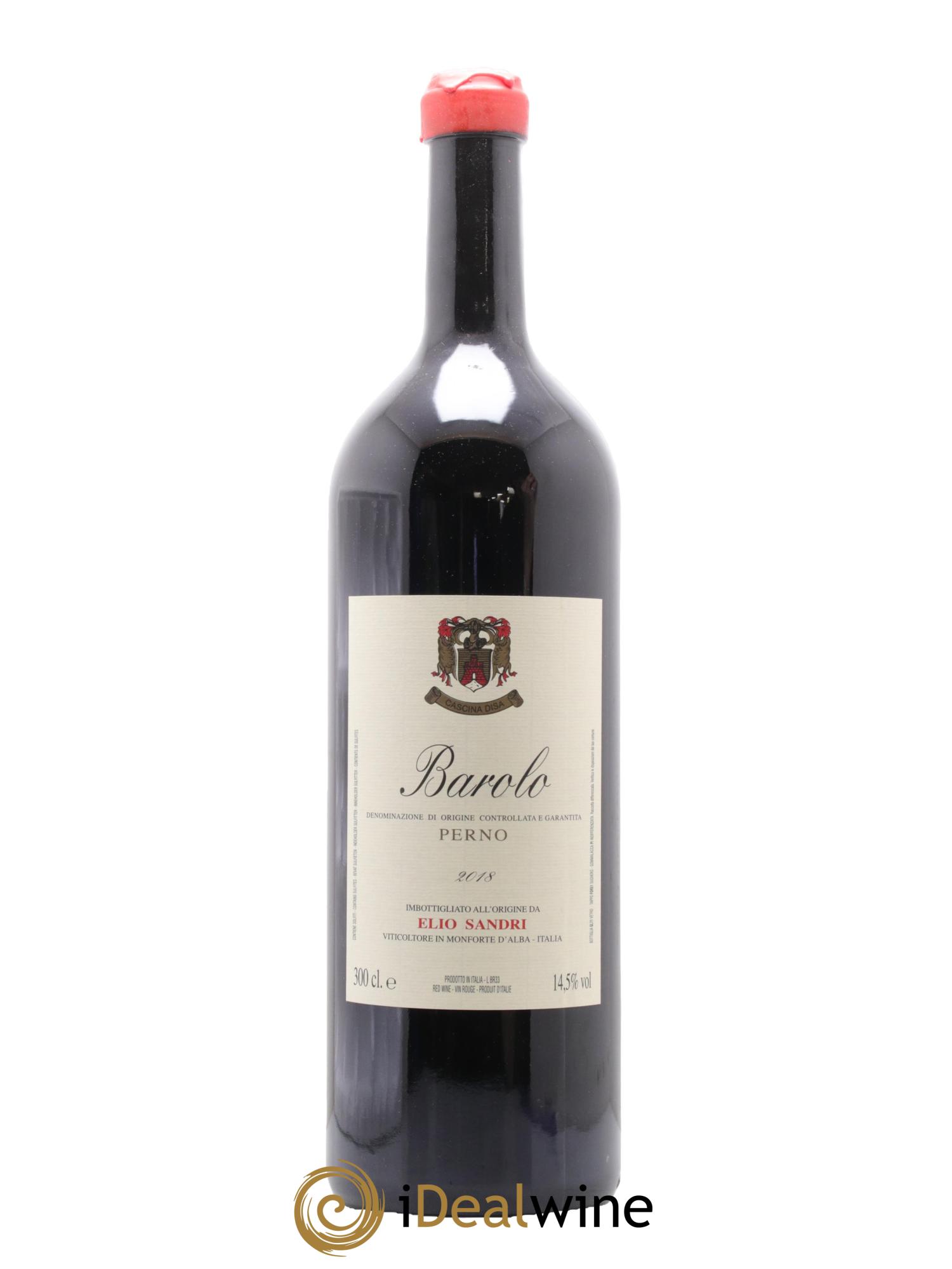 Barolo DOCG Perno Cascina Disa Elio Sandri 2018 - Posten von 1 Doppel-Magnum - 0