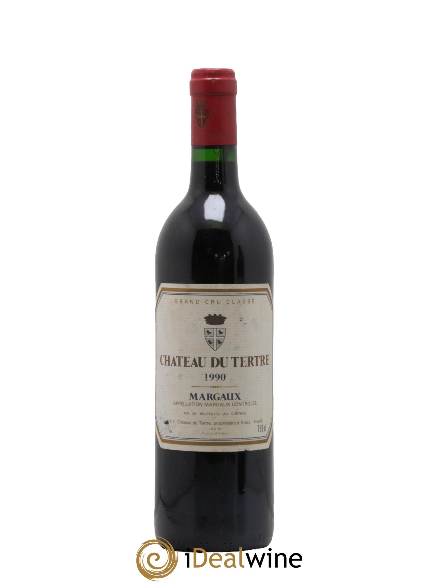 Château du Tertre 5ème Grand Cru Classé 1990 - Posten von 1 Flasche - 0