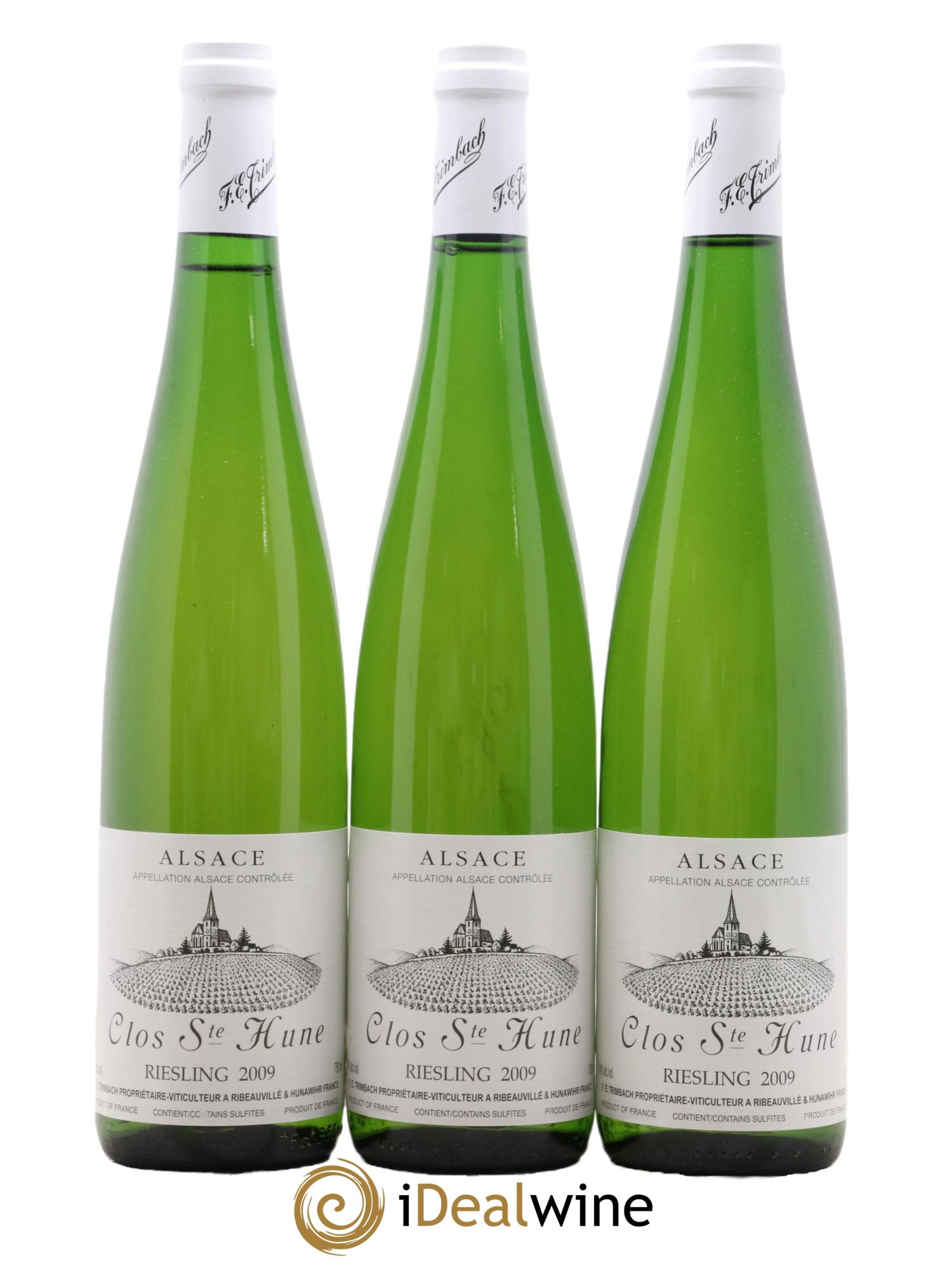 Alsace Riesling Clos Sainte-Hune Trimbach (Domaine)  2009 - Lotto di 3 bottiglie - 0