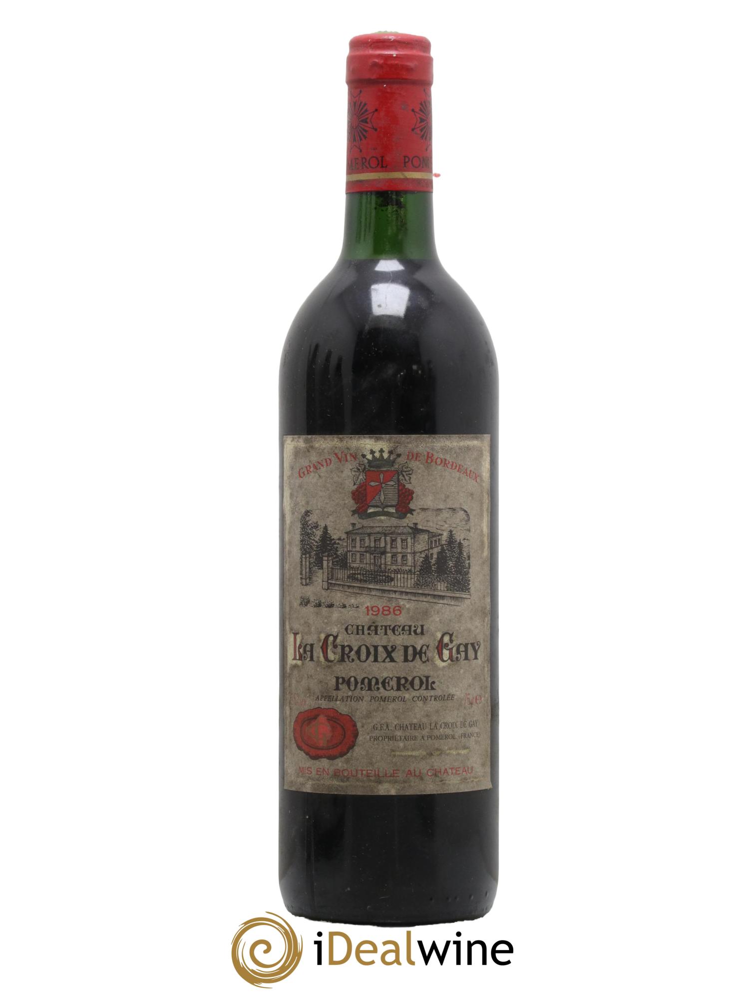 Château la Croix de Gay  1986 - Lot de 1 bouteille - 0