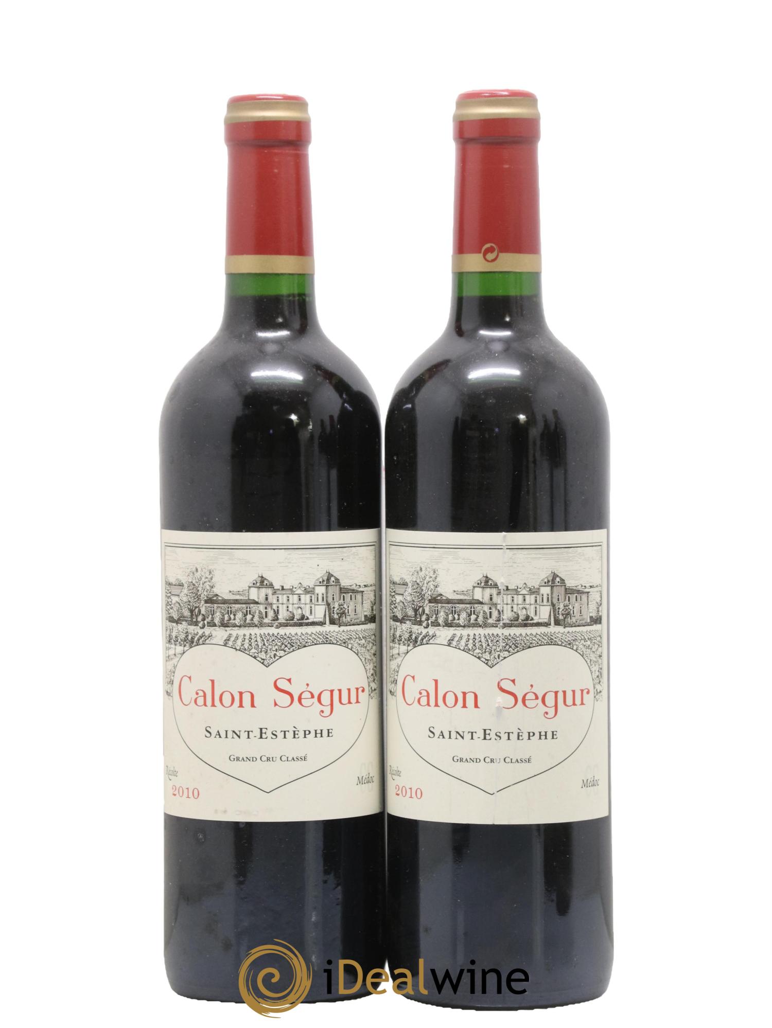 Château Calon Ségur 3ème Grand Cru Classé 2010 - Lotto di 2 bottiglie - 0