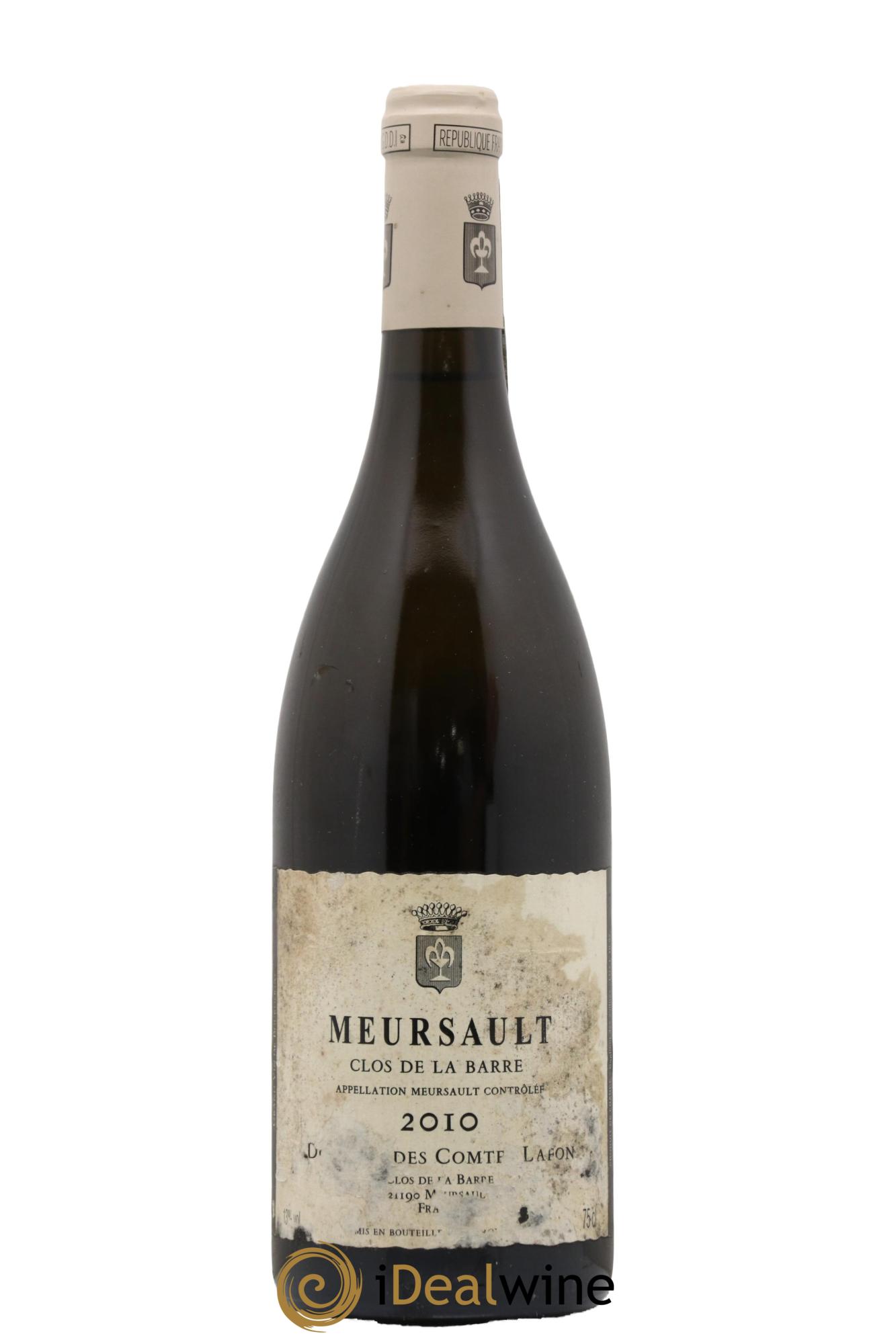 Meursault Clos de la Barre Comtes Lafon (Domaine des) 2010 - Lot de 1 bouteille - 0