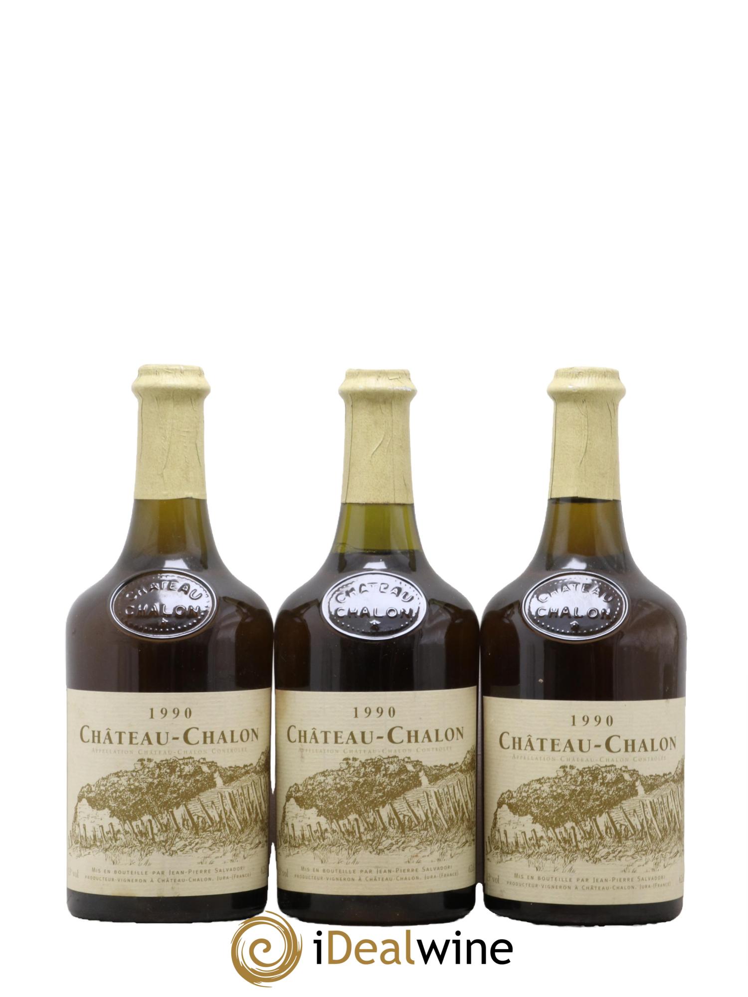 Château-Chalon Domaine Salvadori 1990 - Lot de 3 clavelins - 0