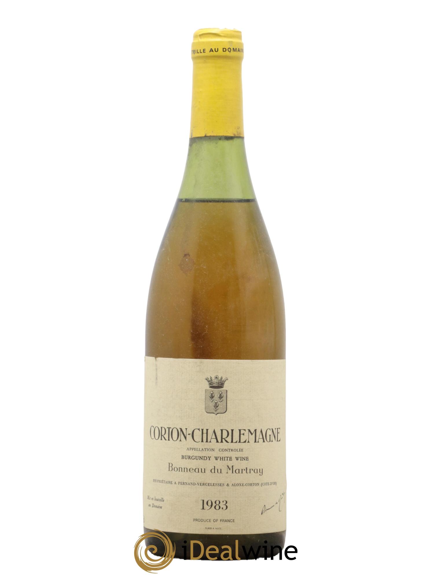 Corton-Charlemagne Grand Cru Bonneau du Martray (Domaine) 1983 - Lot of 1 bottle - 0