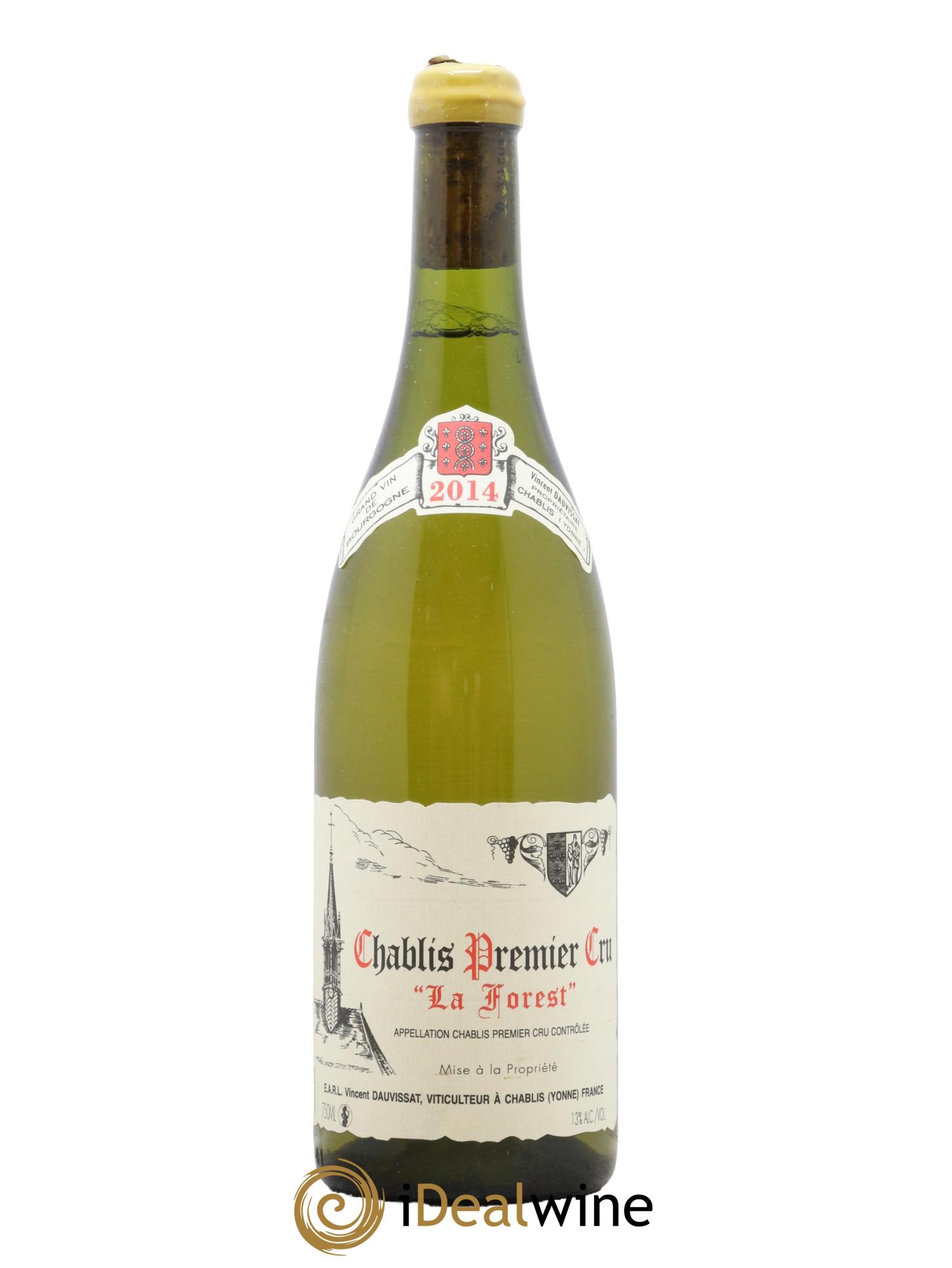 Chablis 1er Cru La Forest Vincent Dauvissat (Domaine) 2014 - Lot of 1 bottle - 0