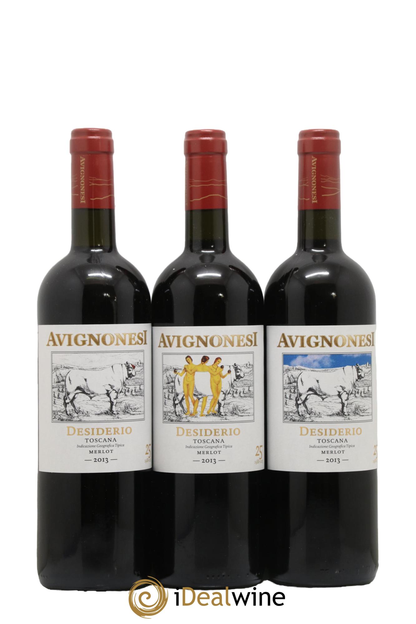 IGT Toscane Avignonesi Desiderio Edition 25 ans 2013 - Lotto di 6 bottiglie - 1