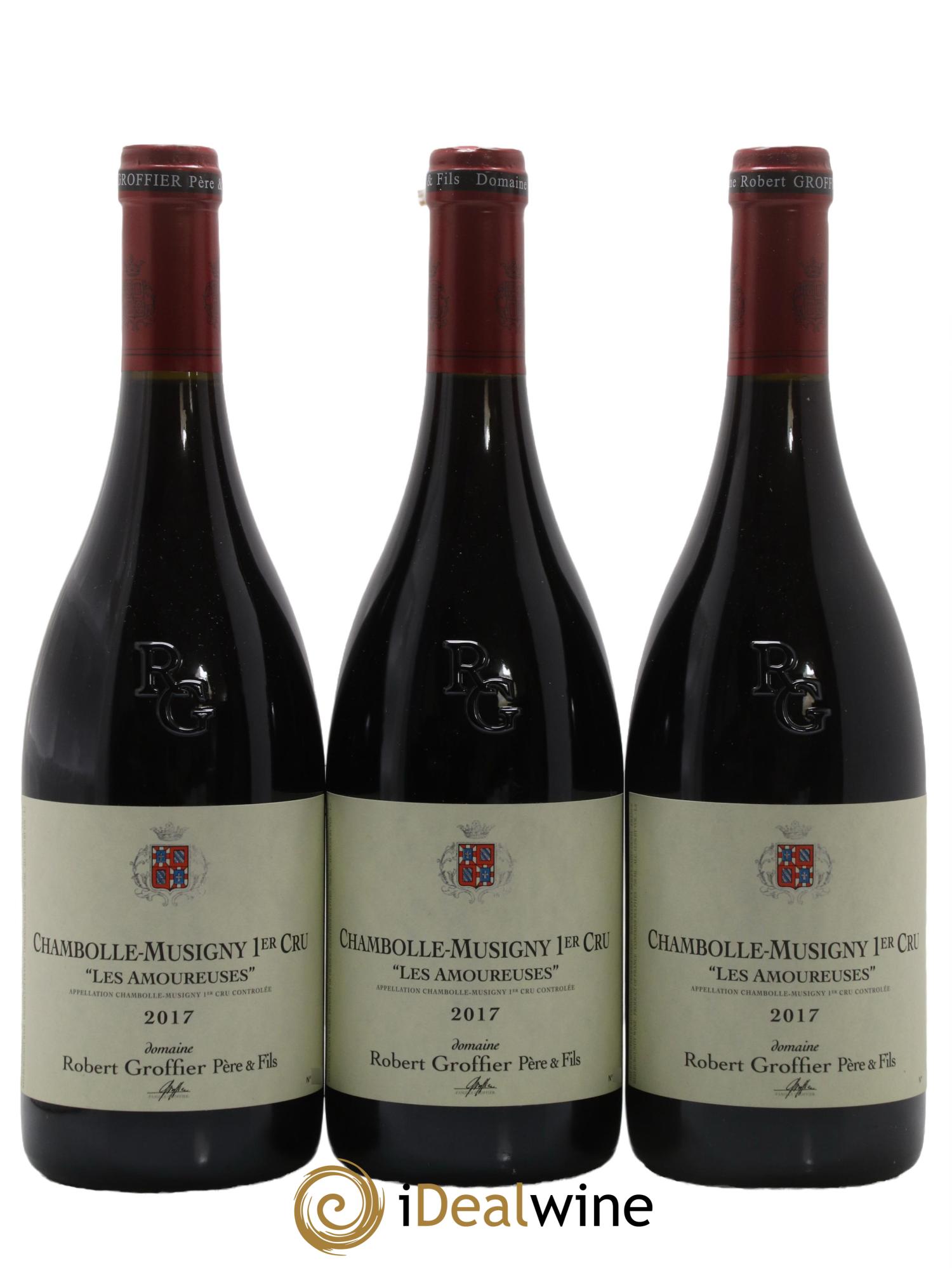 Chambolle-Musigny 1er Cru Les Amoureuses Robert Groffier Père & Fils (Domaine) 2017 - Lot de 3 bouteilles - 0