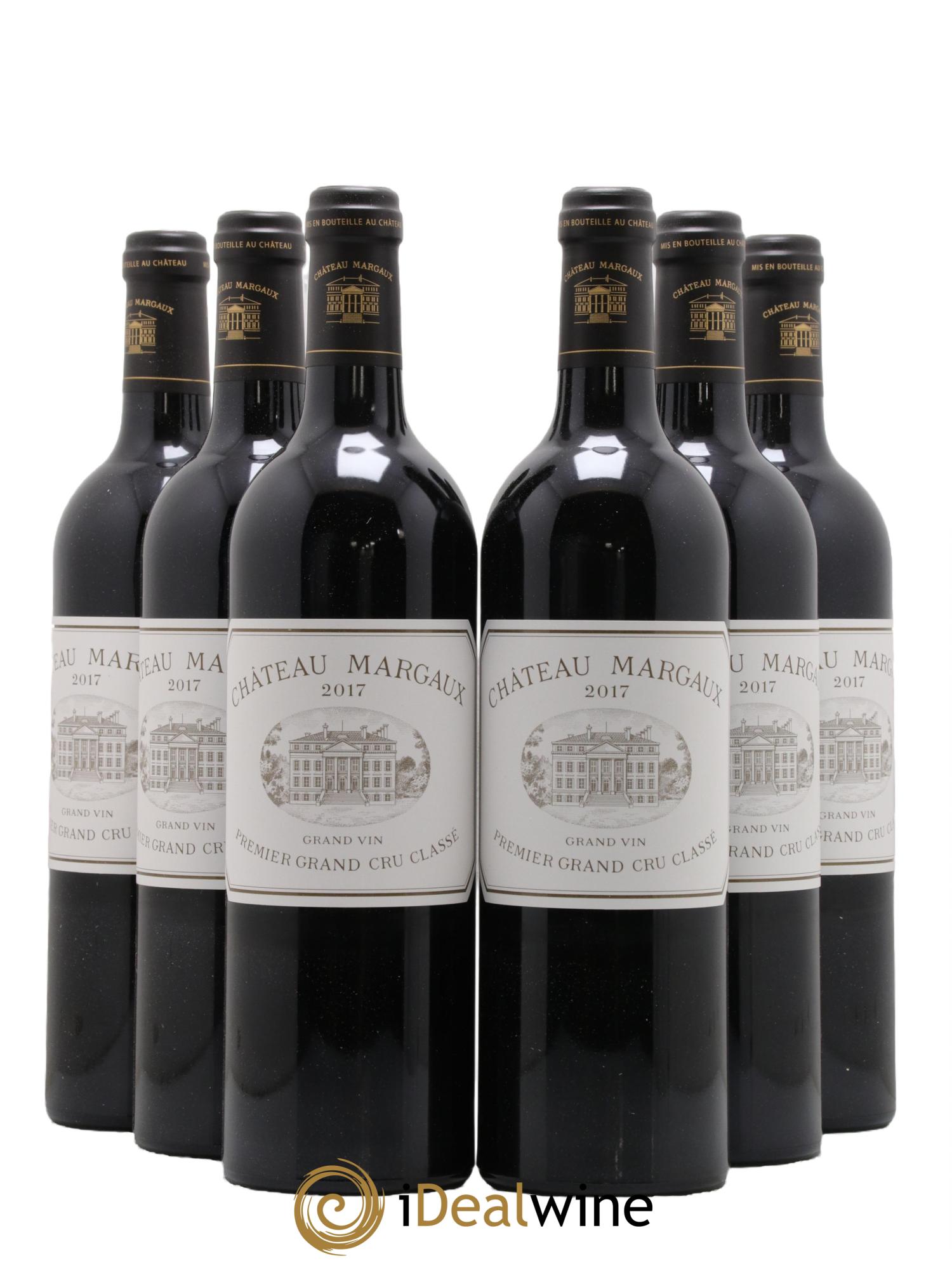 Château Margaux 1er Grand Cru Classé 2017 - Lot de 6 bouteilles - 0