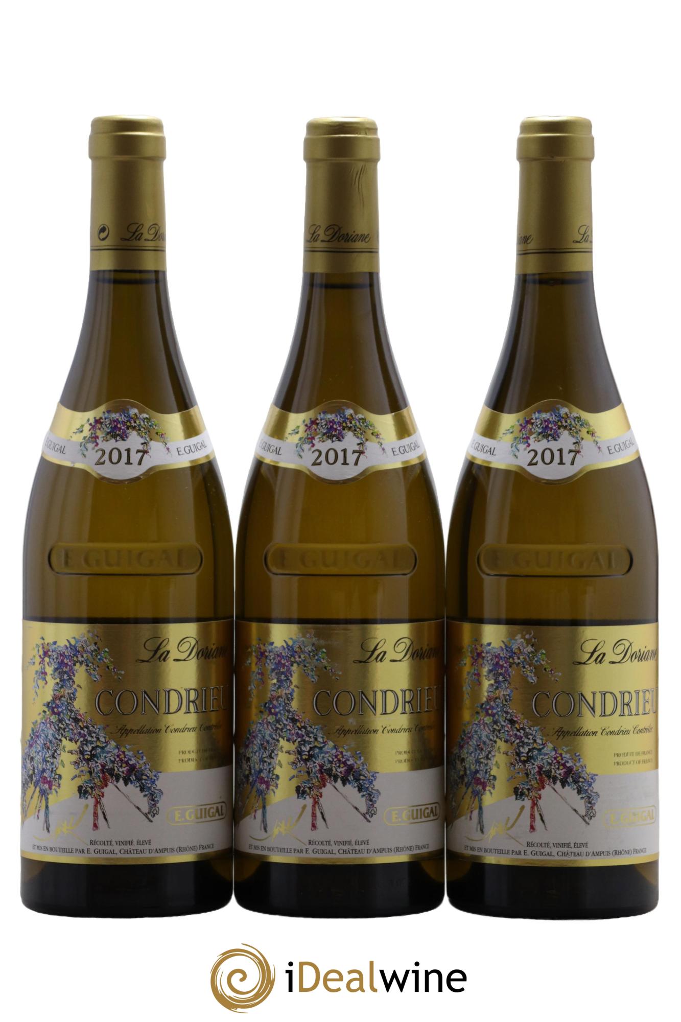 Condrieu La Doriane Guigal 2017 - Lot of 3 bottles - 0