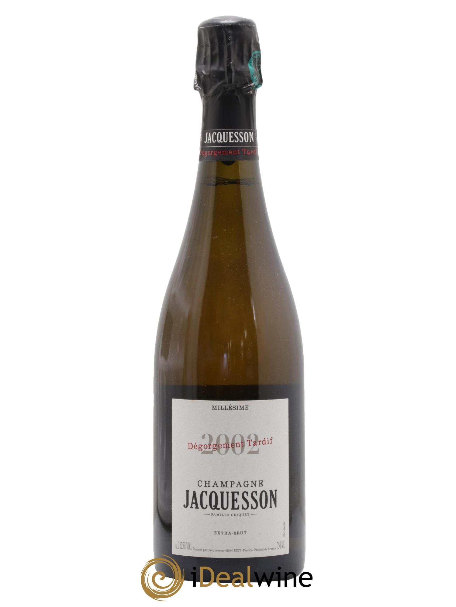 Dégorgement Tardif Jacquesson 2002 - Lot of 1 bottle - 0