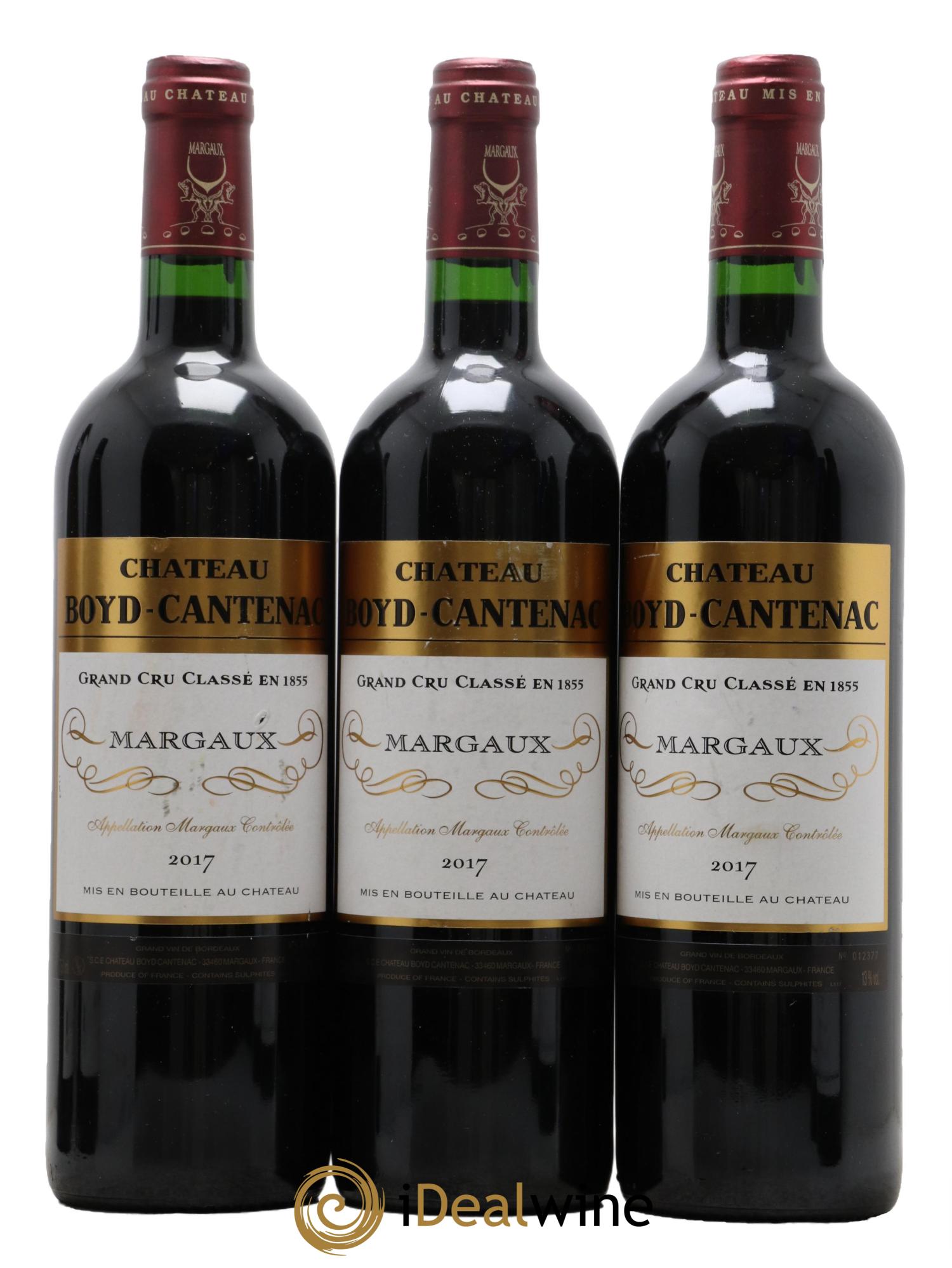 Château Boyd Cantenac 3ème Grand Cru Classé  2017 - Lot of 3 bottles - 0