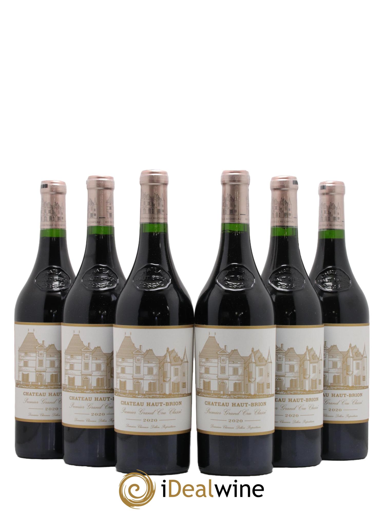 Château Haut Brion 1er Grand Cru Classé 2020 - Lot de 6 bouteilles - 0