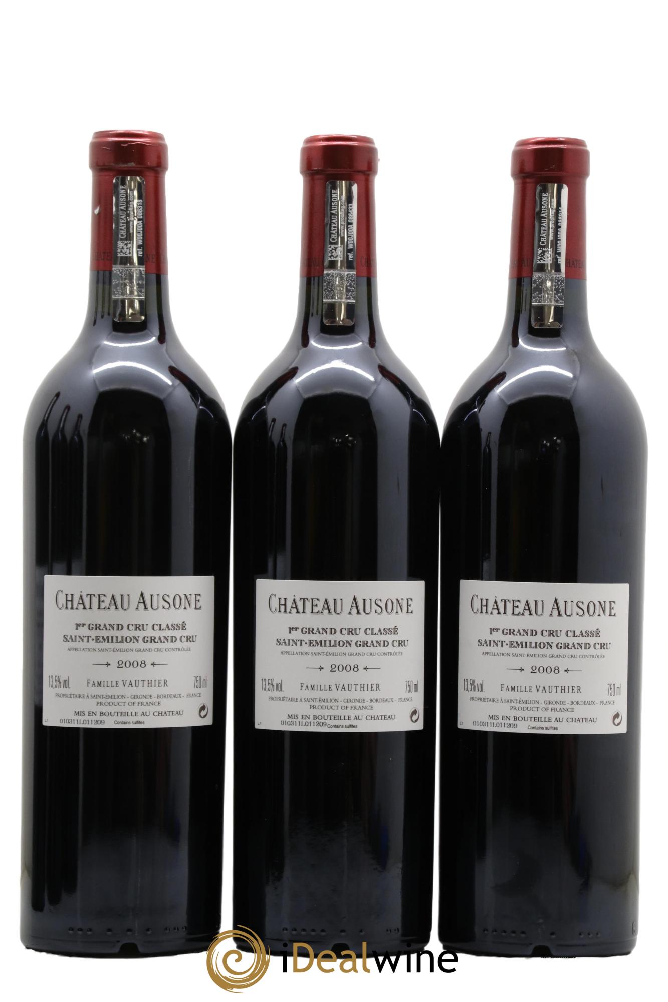 Château Ausone 1er Grand Cru Classé A 2008 - Lotto di 6 bottiglie - 4