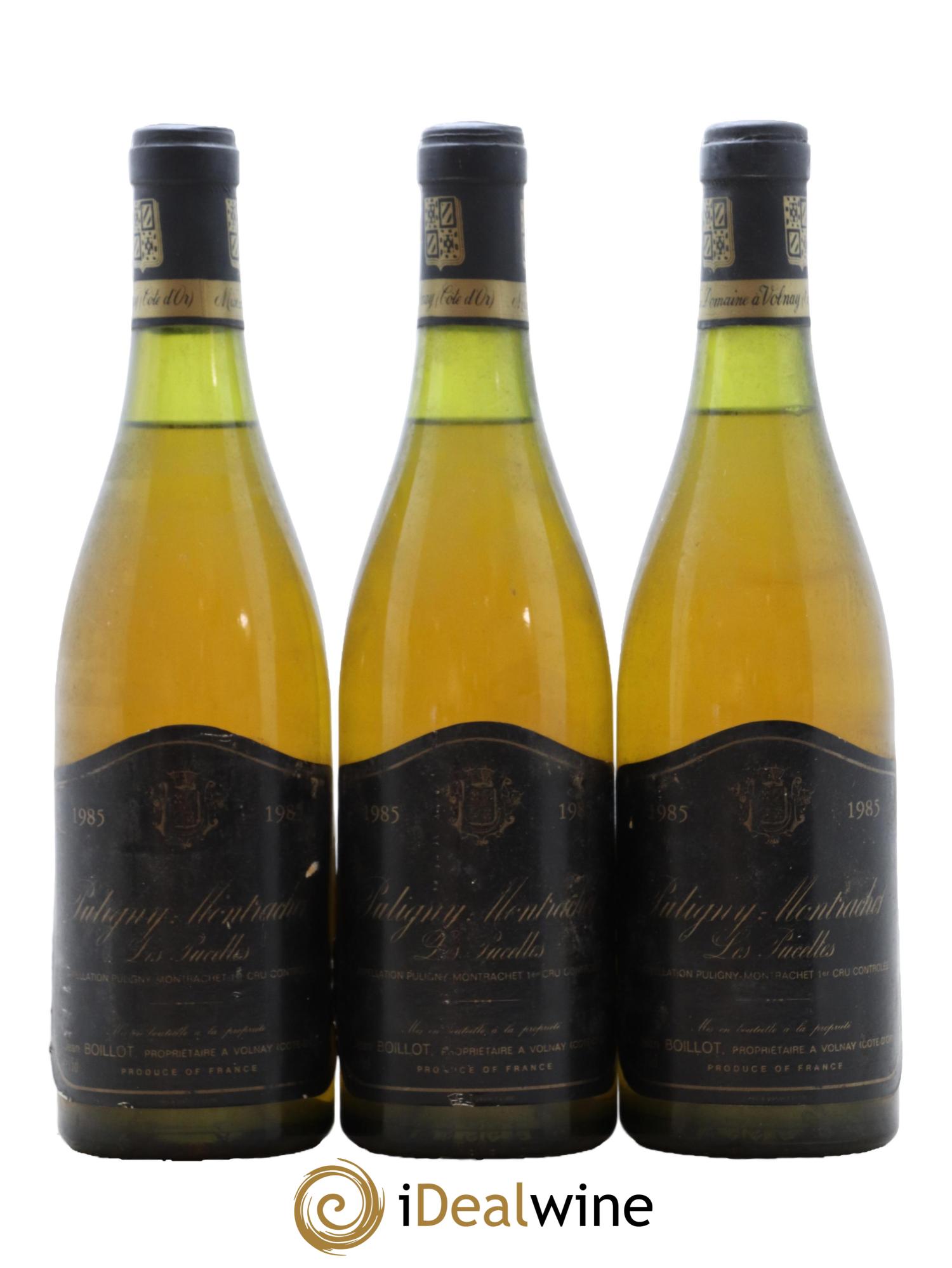 Puligny-Montrachet 1er Cru Les Pucelles Jean Boillot 1985 - Lotto di 3 bottiglie - 0