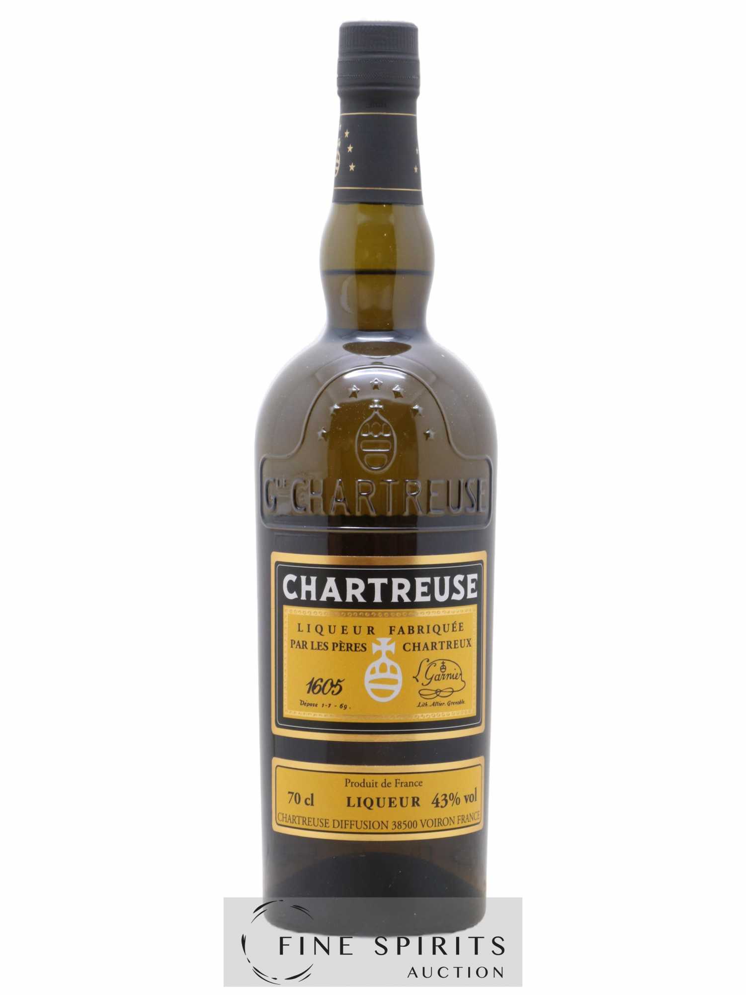 Chartreuse Of. Jaune - Reine des Liqueurs Mise 2018 - 2018 bouteilles  - Posten von 1 Flasche - 1