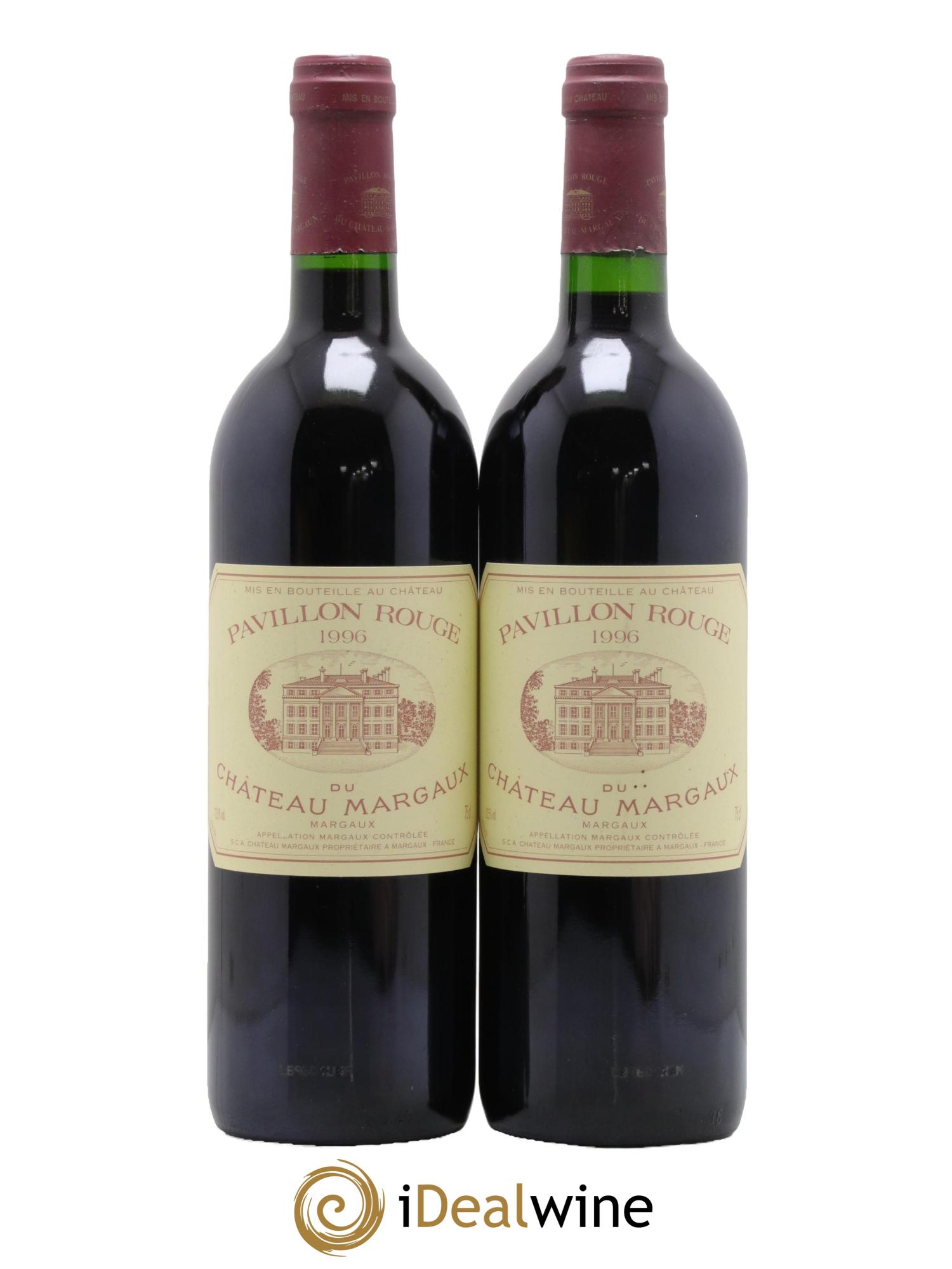 Pavillon Rouge du Château Margaux Second Vin 1996 - Lot de 2 bouteilles - 0